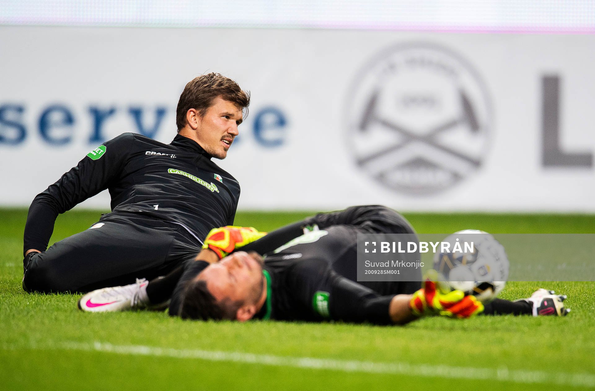 Varbergs målvakt August Strömberg