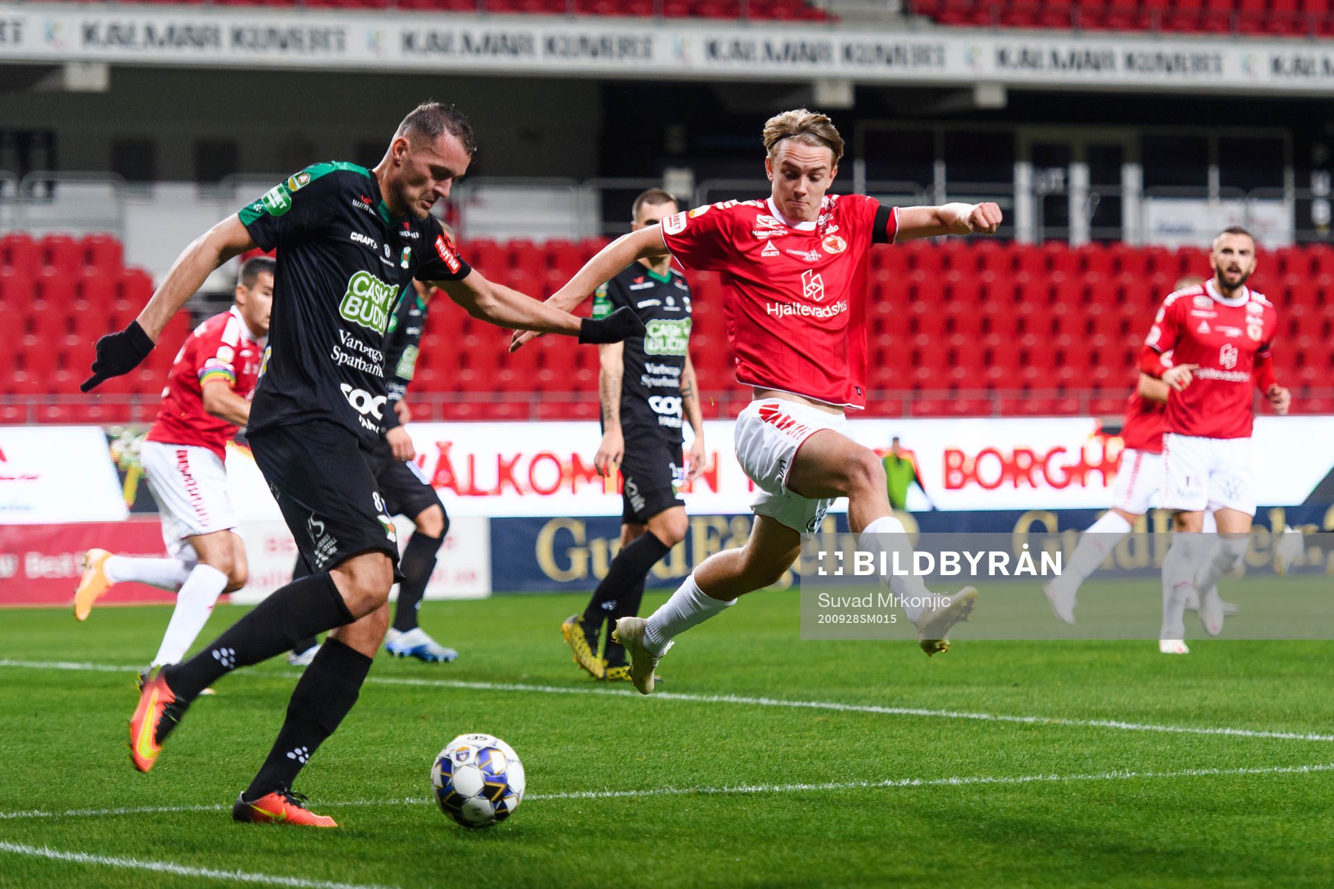 Varbergs Albert Ejupi och Kalmars Isak Magnusson