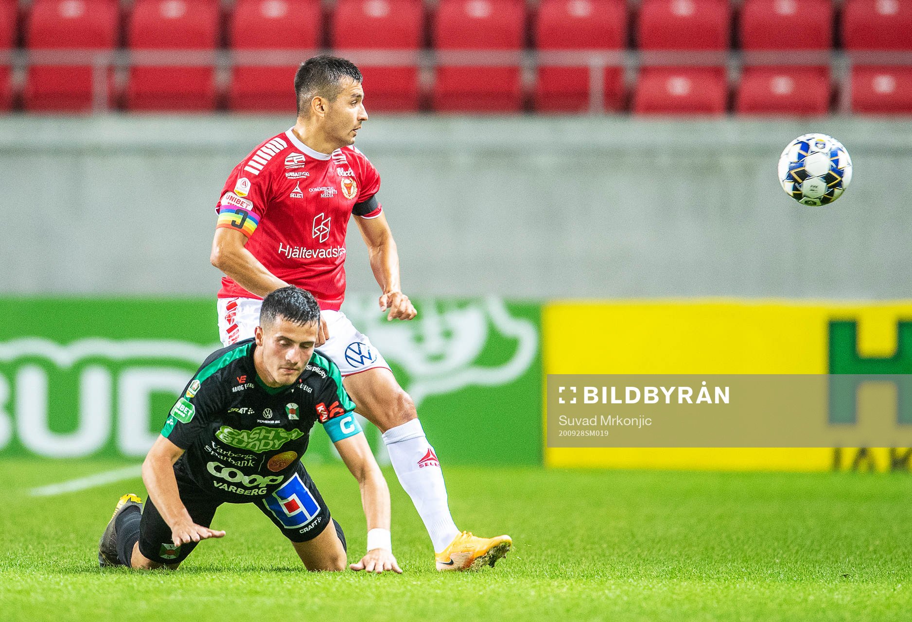 Kalmars Romário Pereira Sipião och Varbergs Astrit Selmani