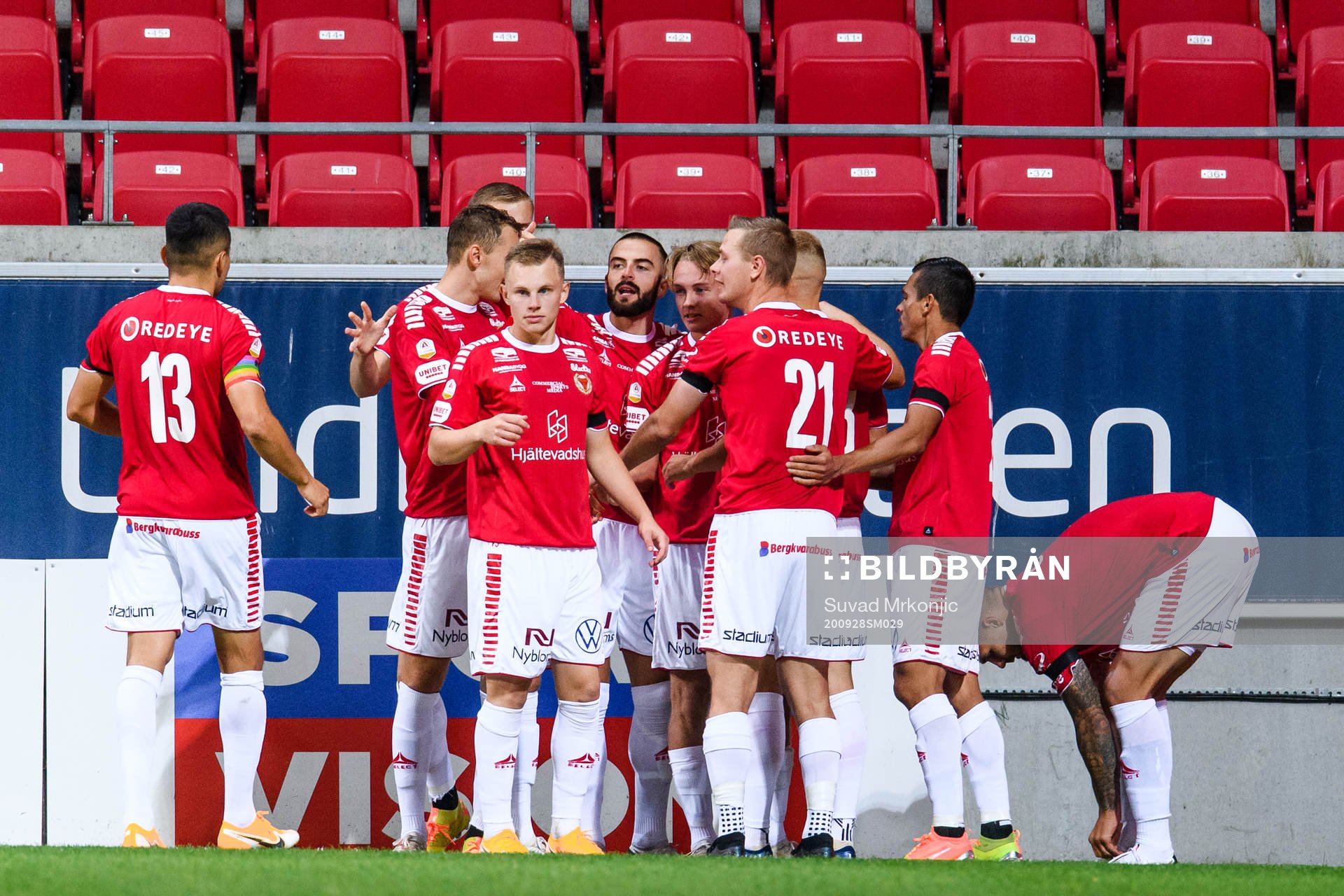 Kalmars Isak Magnusson jublar