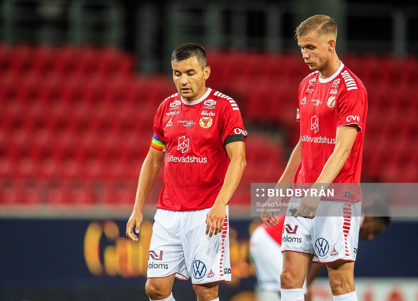 Kalmars Emin Nouri och Johan Stenmark deppar
