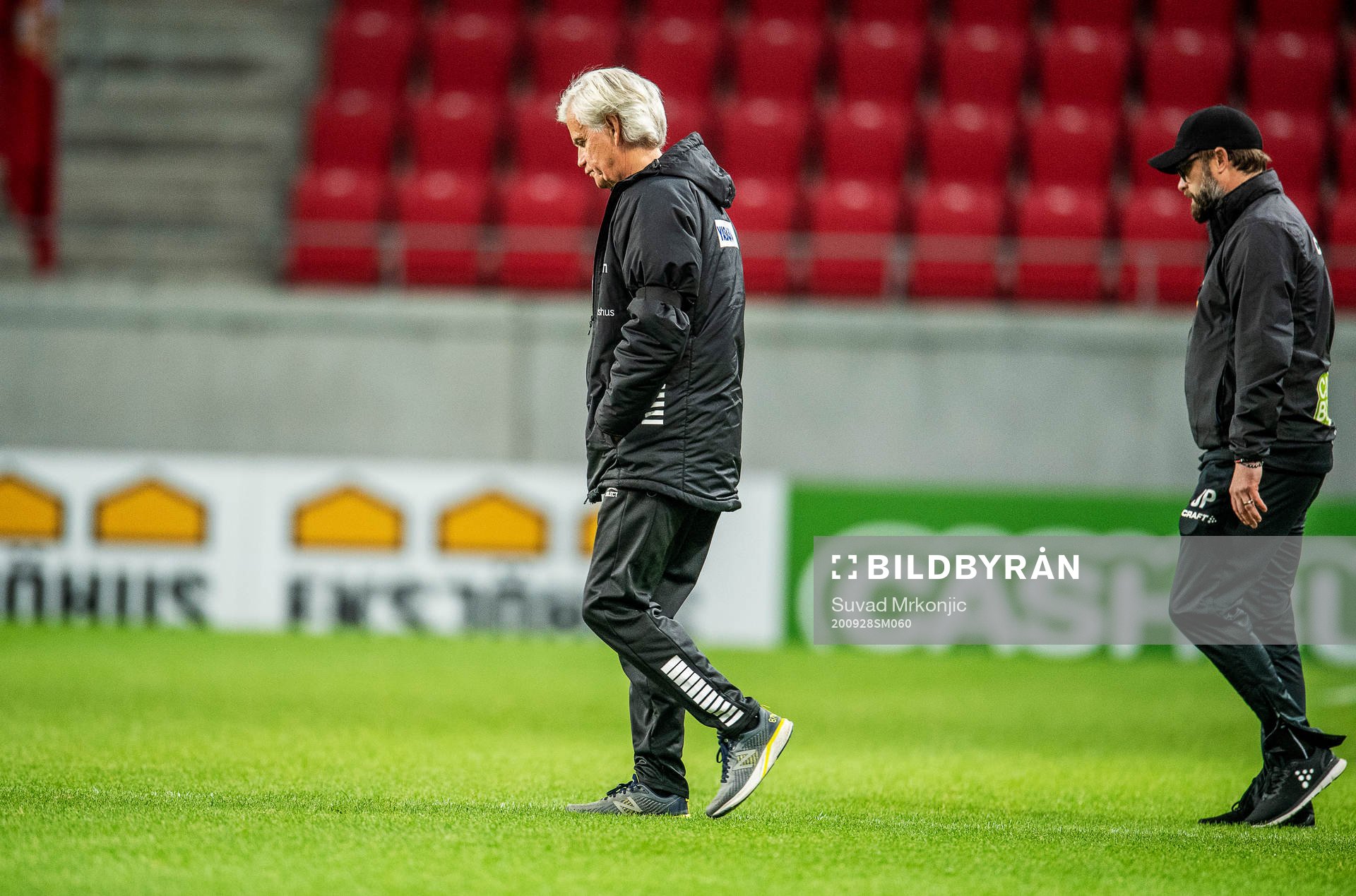 Kalmars tränare Nanne Bergstrand och Varbergs tränare
