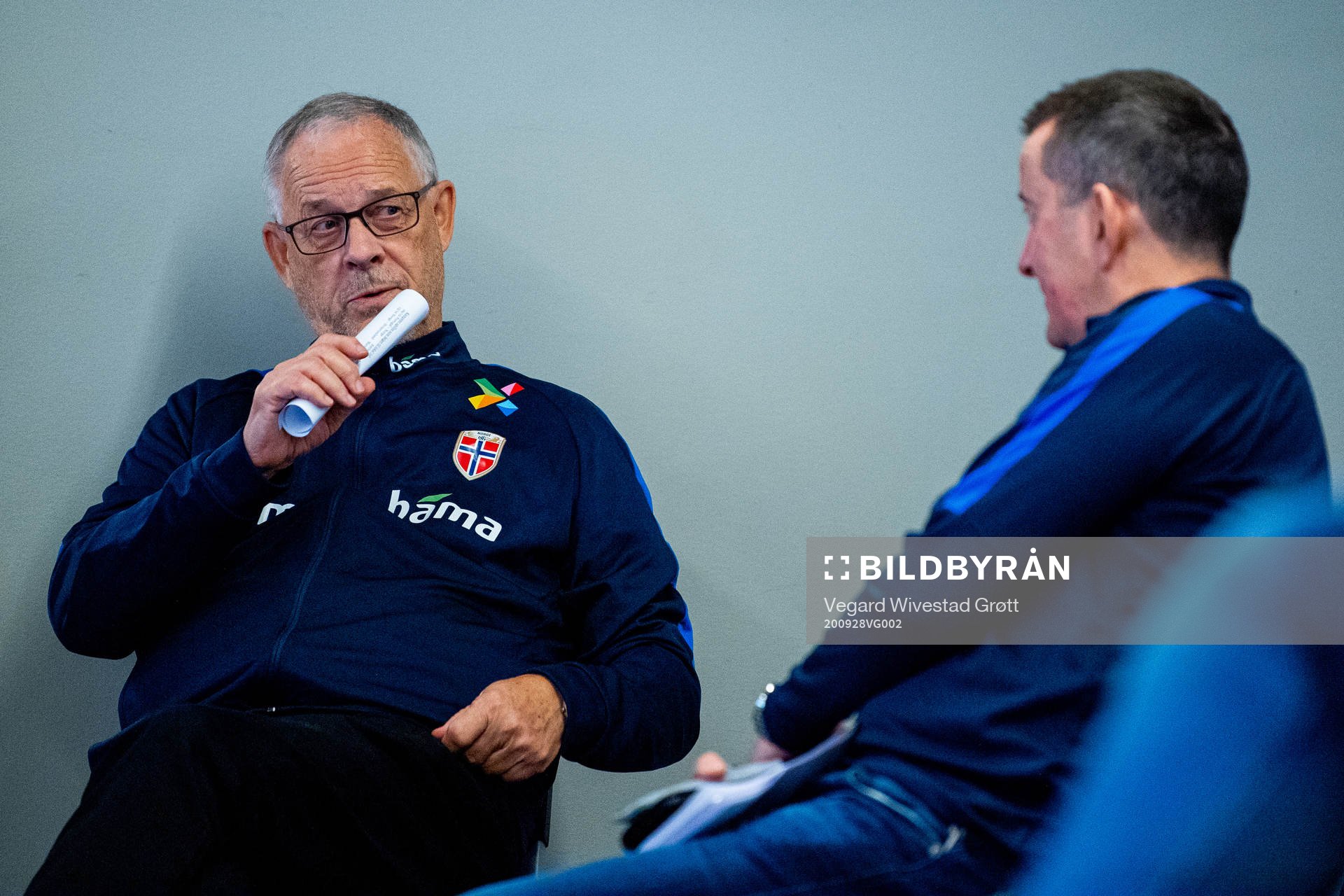 Lars Lagerbäck, head coach of the Norwegian national