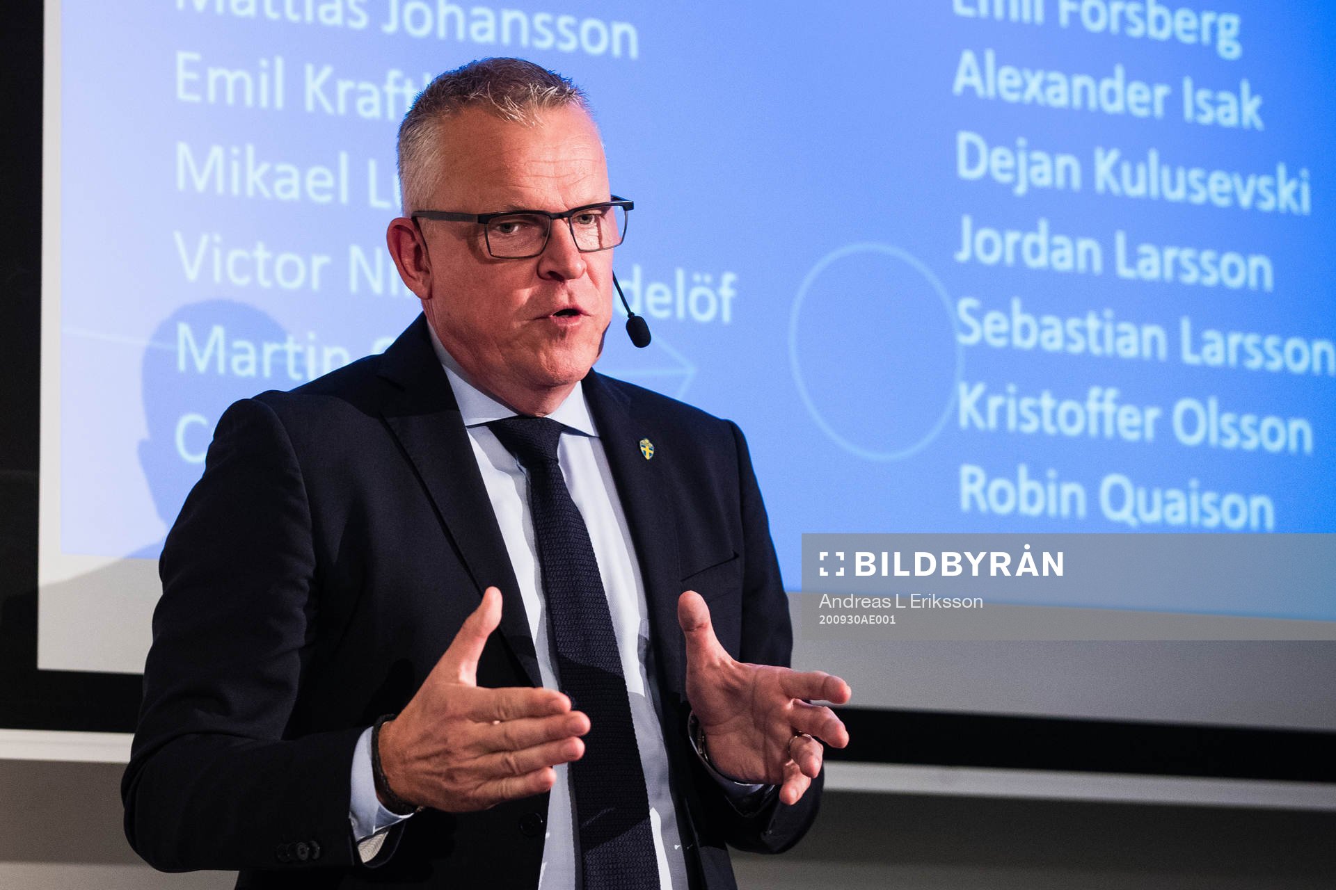 Janne Andersson, head coach of the Swedish national