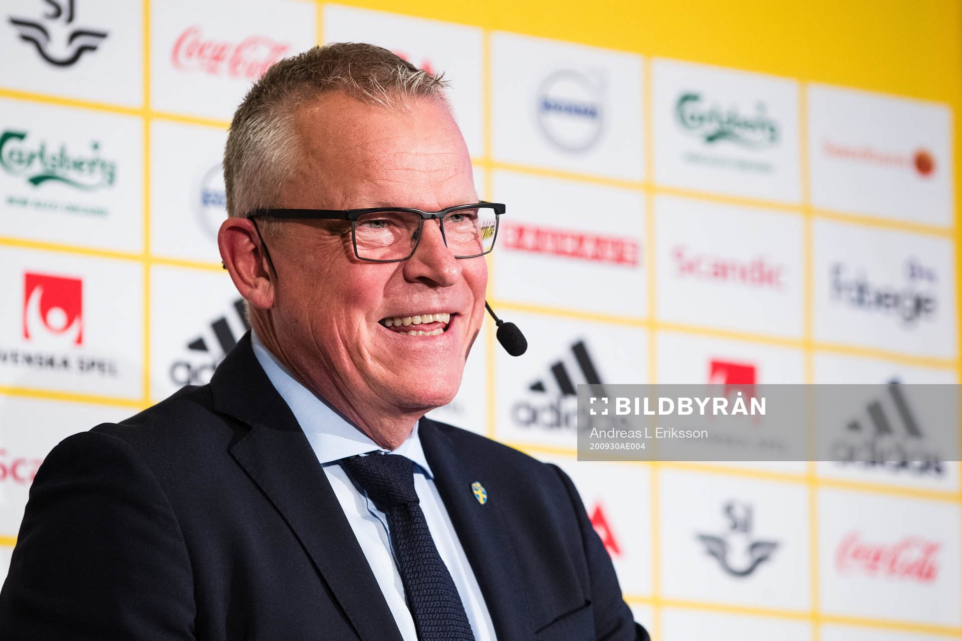 Janne Andersson, head coach of the Swedish national