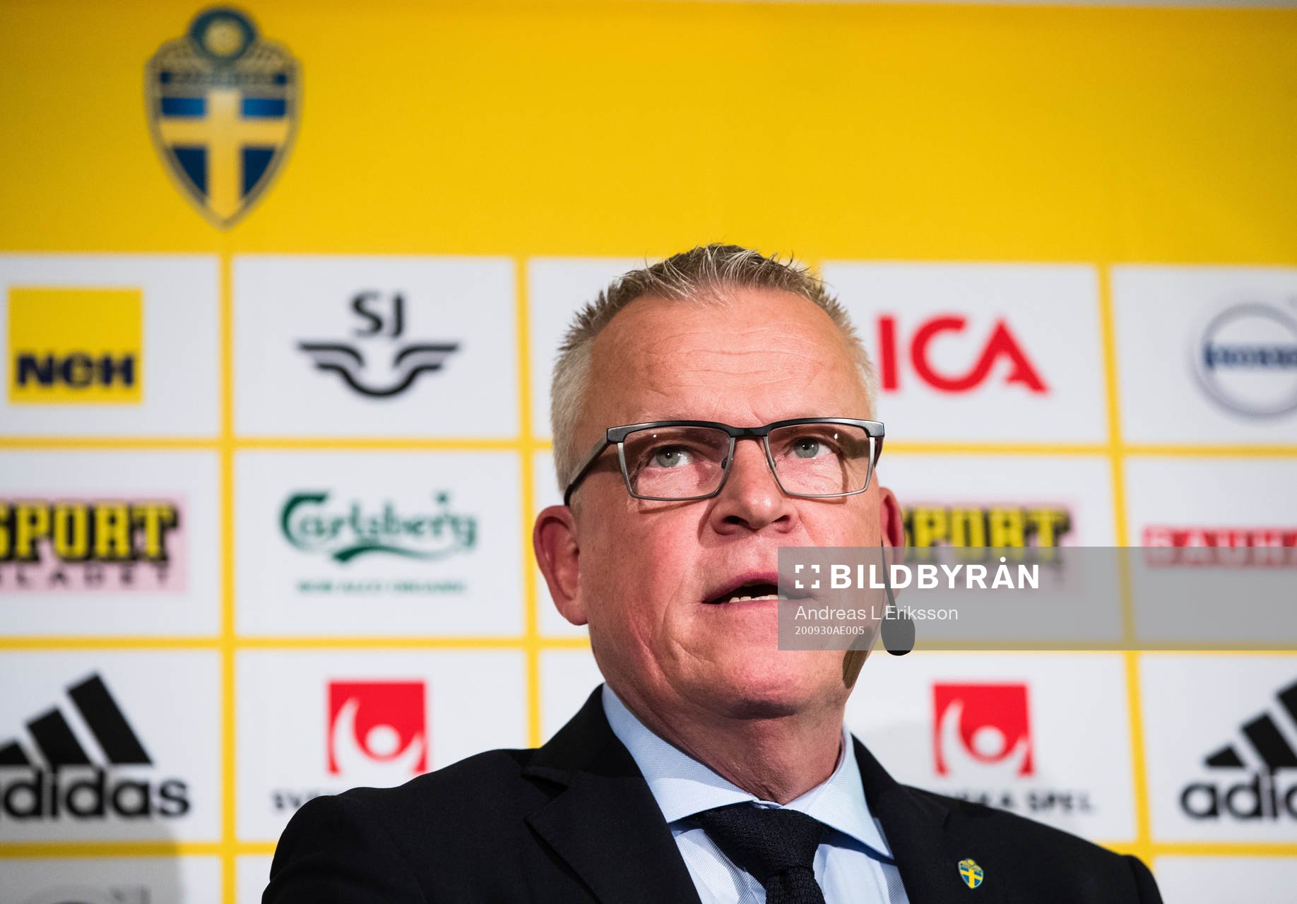 Janne Andersson, head coach of the Swedish national