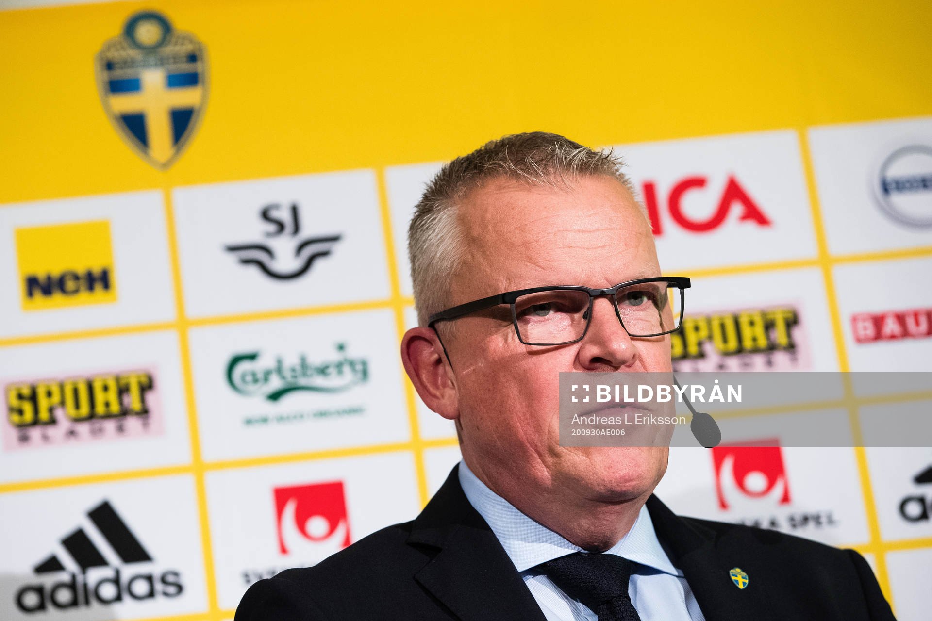 Janne Andersson, head coach of the Swedish national