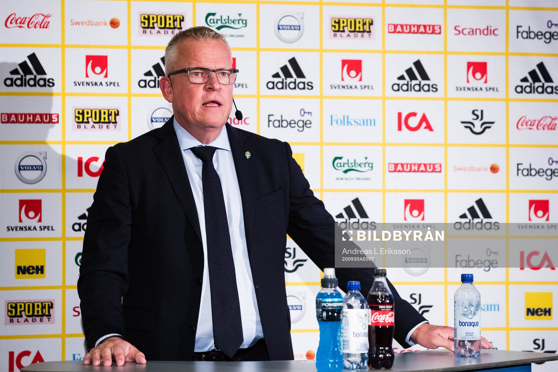 Janne Andersson, head coach of the Swedish national
