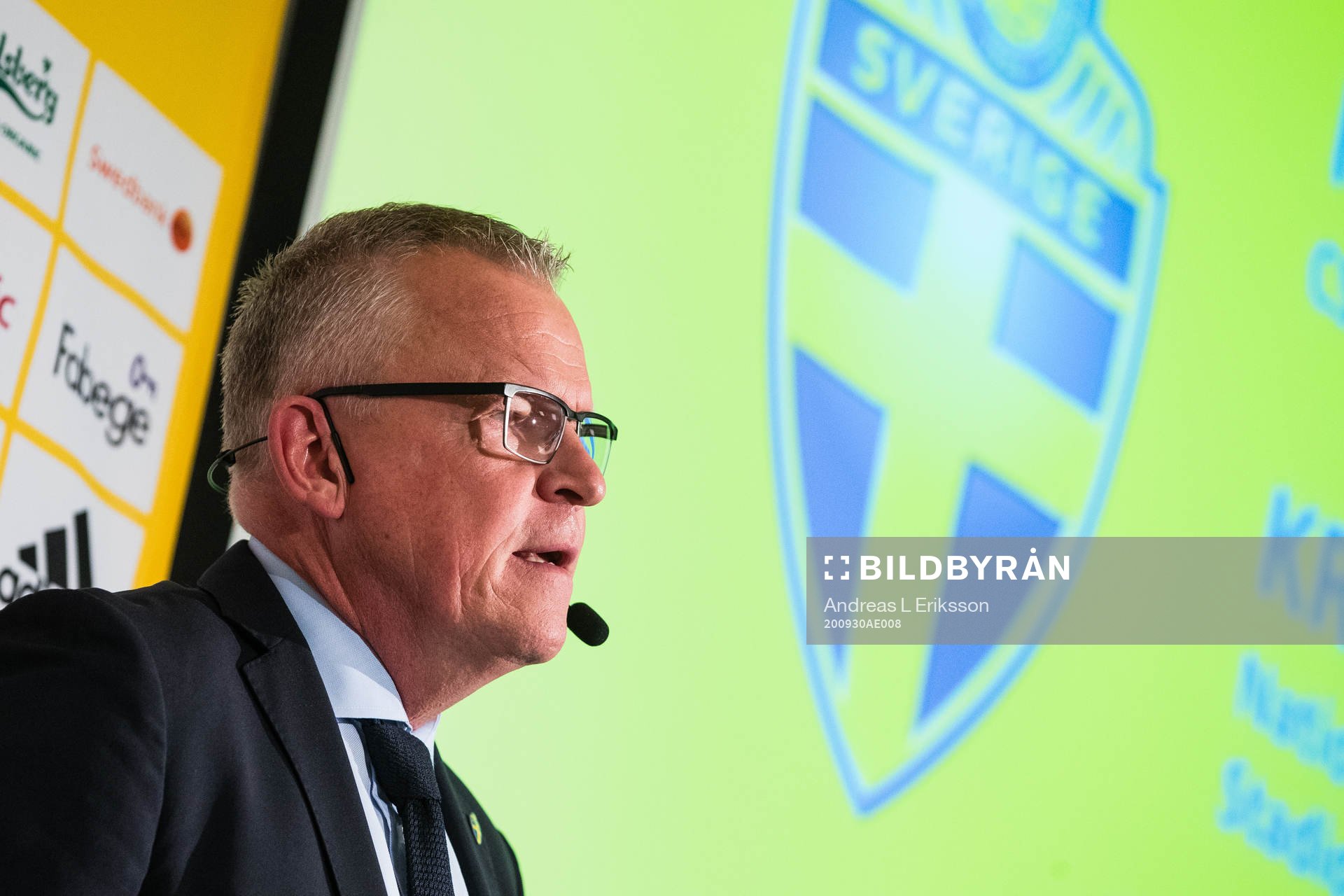 Janne Andersson, head coach of the Swedish national