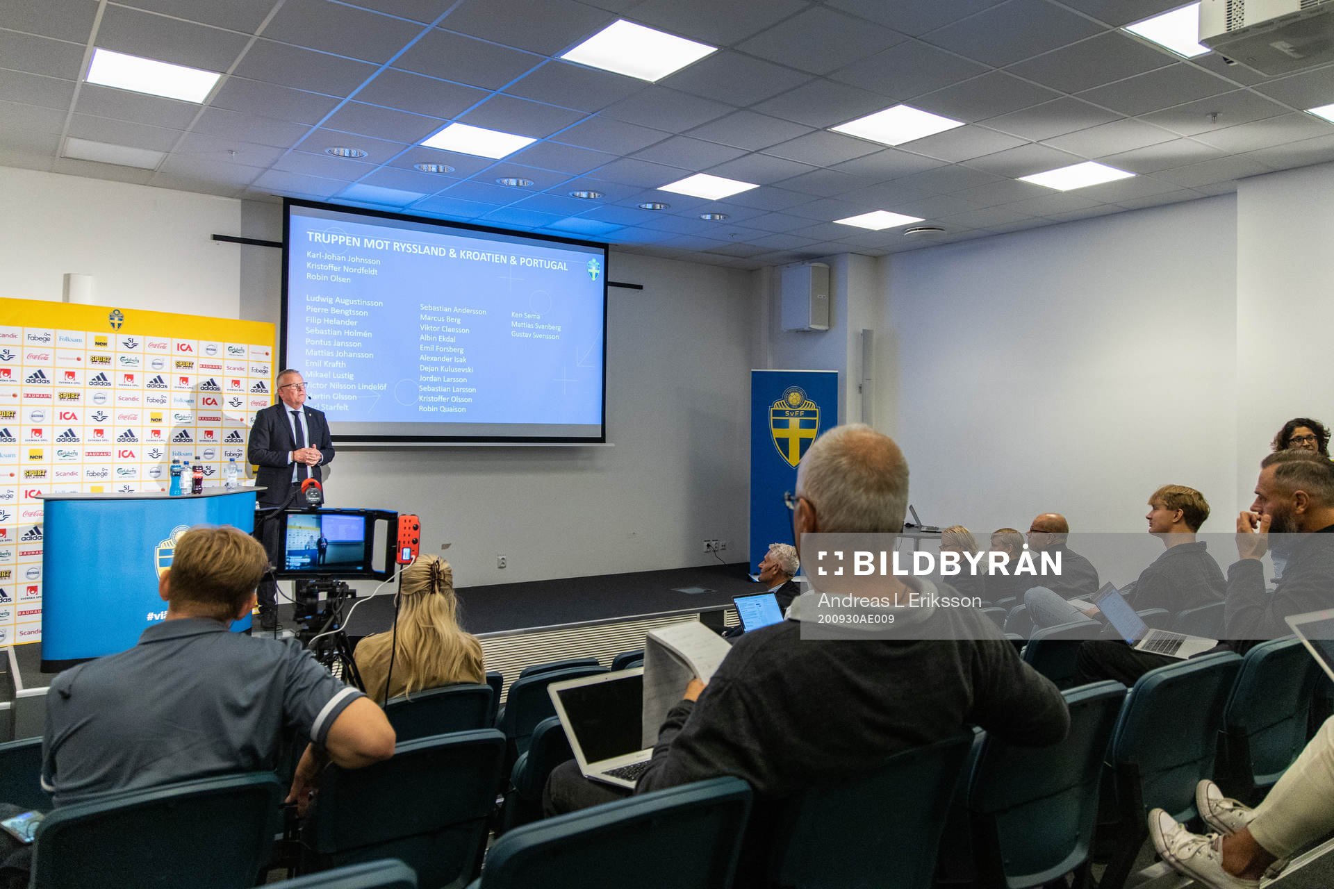 Janne Andersson, head coach of the Swedish national