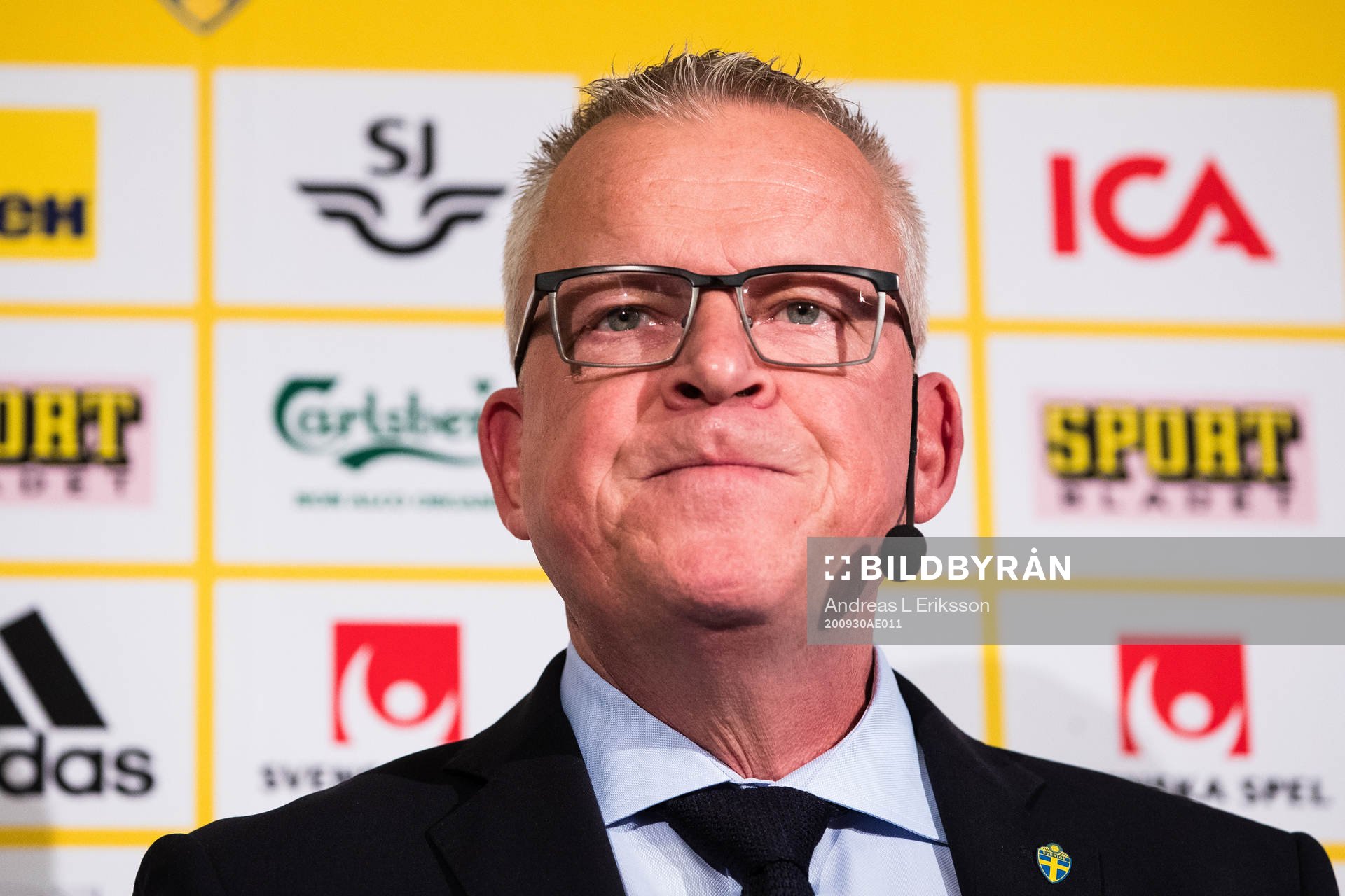 Janne Andersson, head coach of the Swedish national
