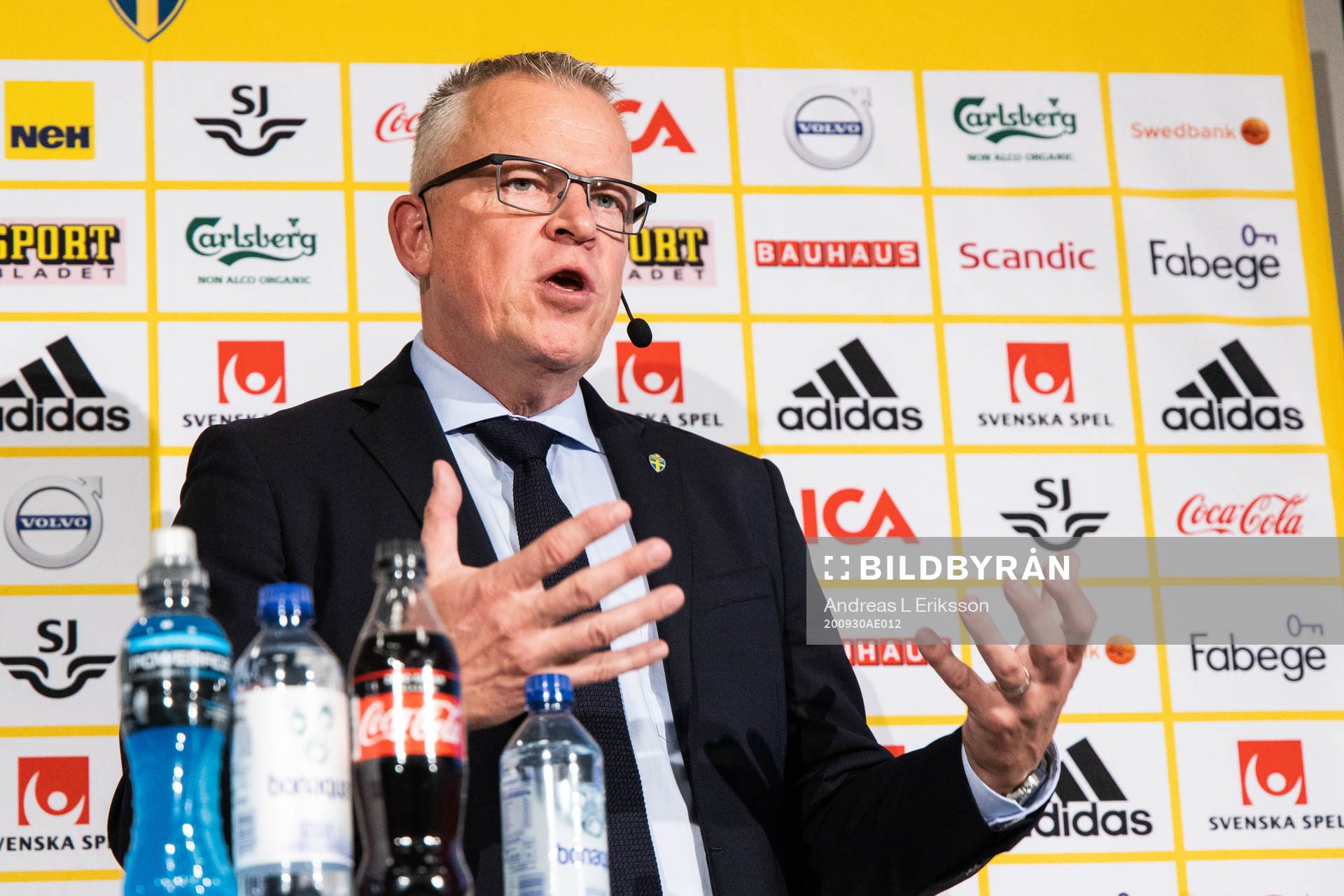 Janne Andersson, head coach of the Swedish national
