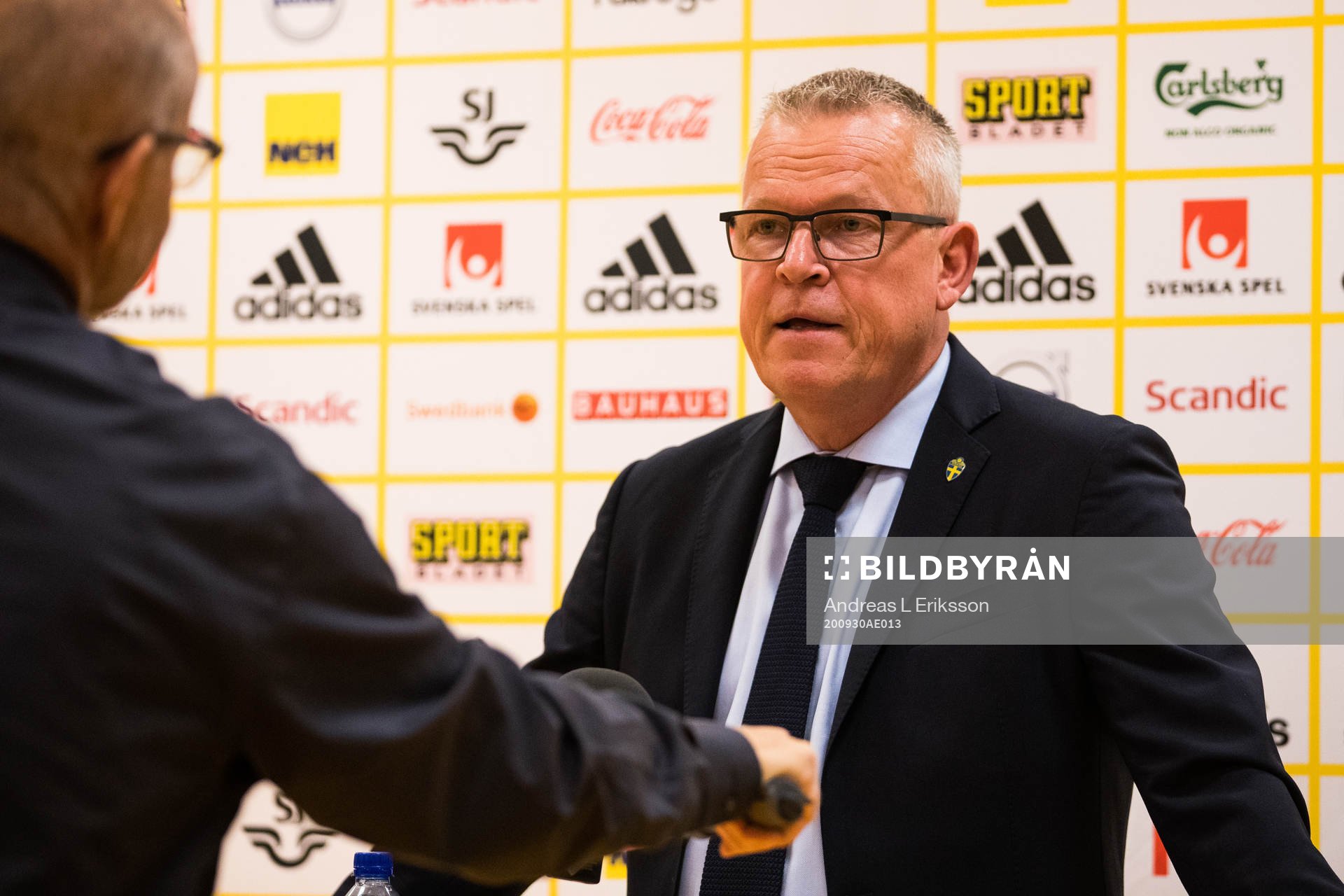 Janne Andersson, head coach of the Swedish national