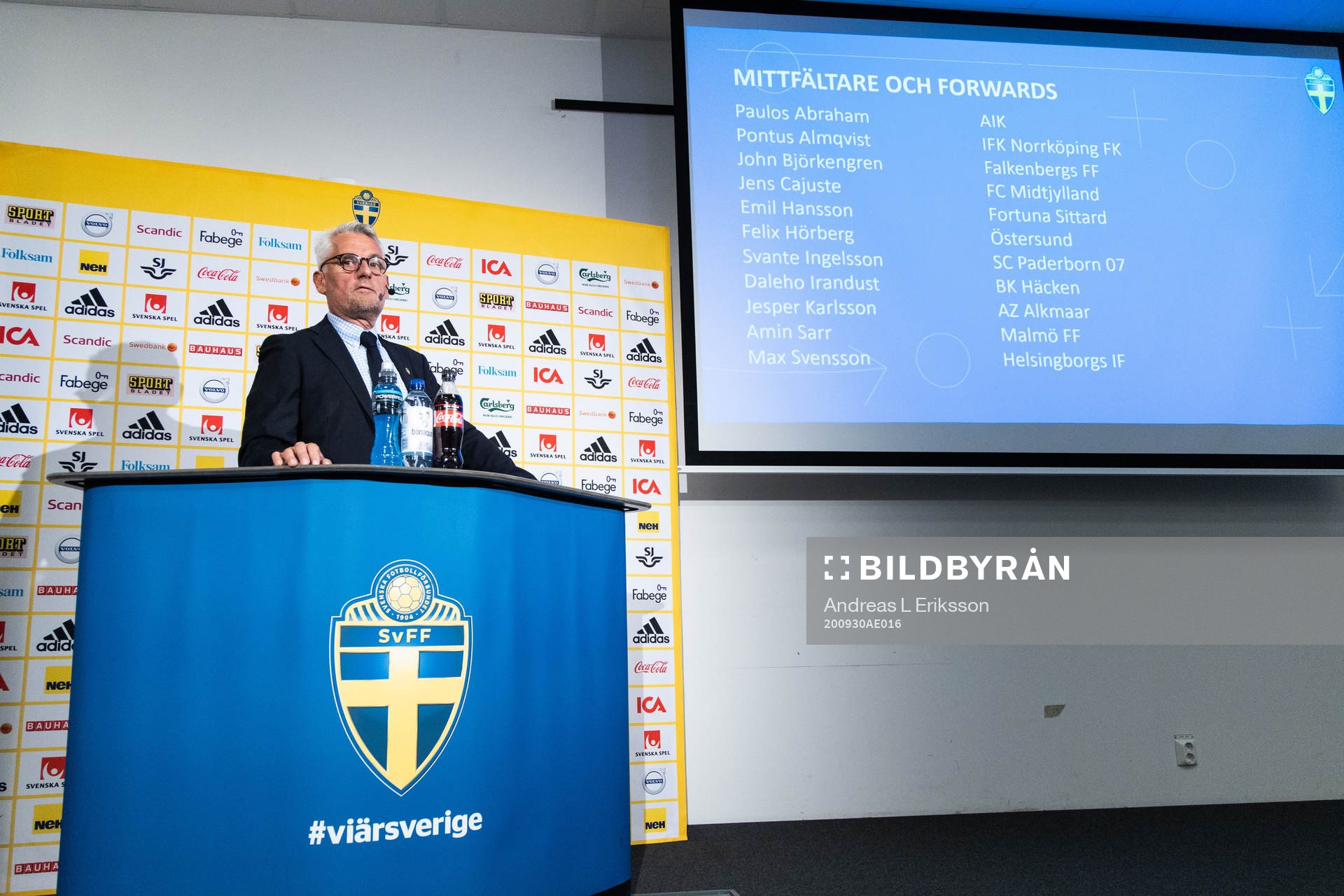 Claes Eriksson, acting head coach of the Swedish U21 team