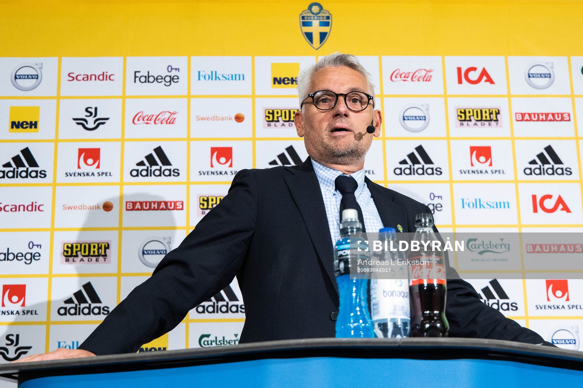 Claes Eriksson, acting head coach of the Swedish U21 team