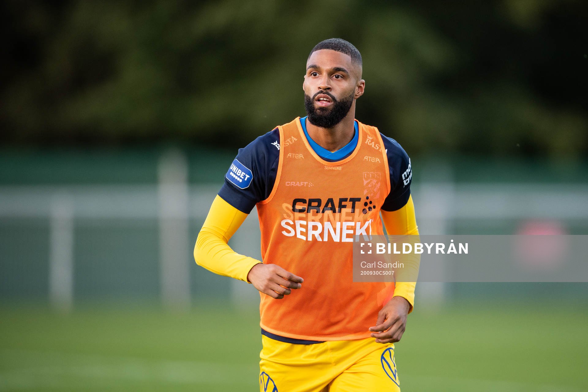 IFK Göteborg Kristopher Da Graca värmer upp