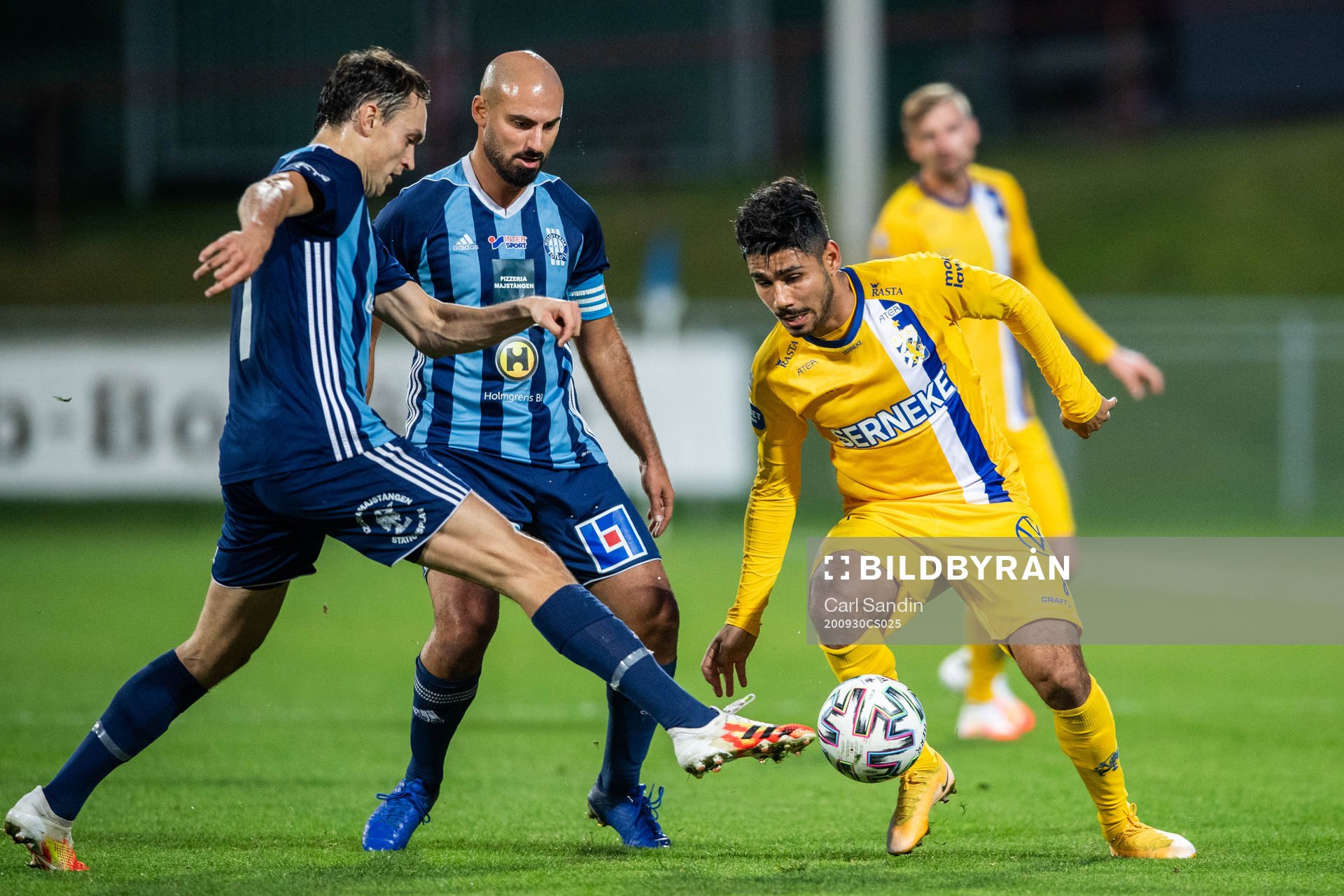 Husqvarnas Boris Bozic och Malek Iskandar mot IFK Göteborg