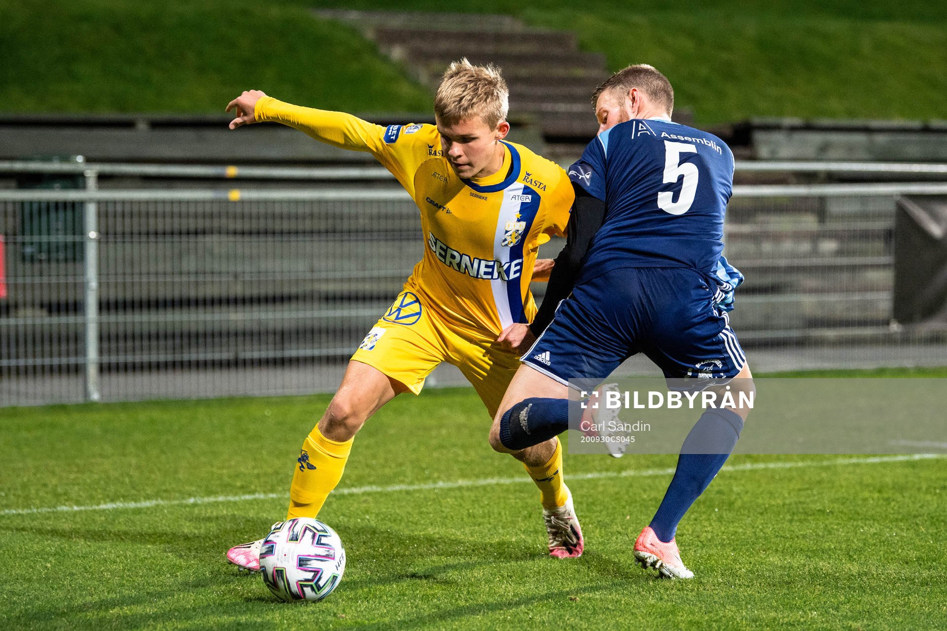 IFK Göteborg Isak Dahlqvist och Husqvarnas Jesper Lernesjö