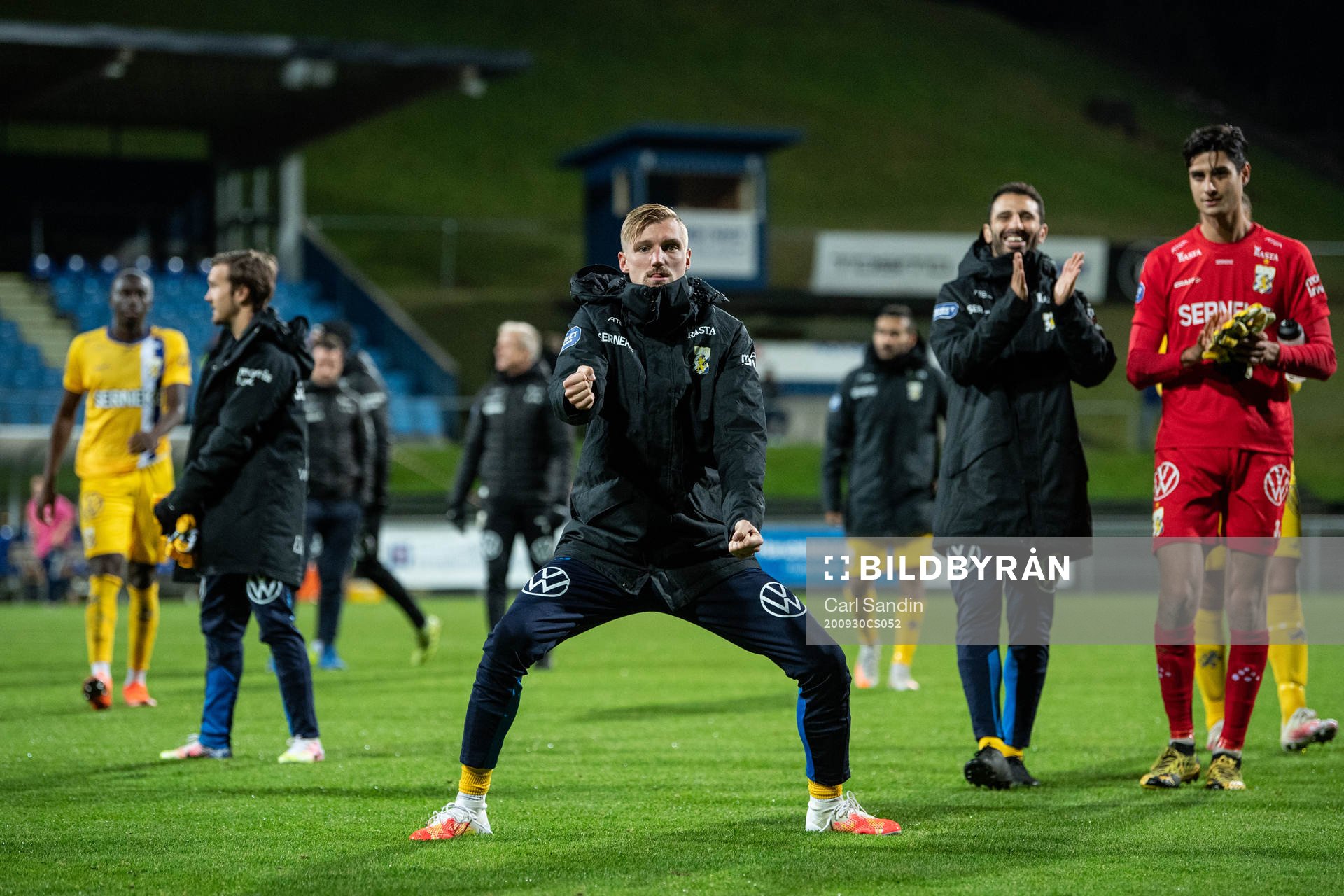 IFK Göteborg Sebastian Eriksson jublar