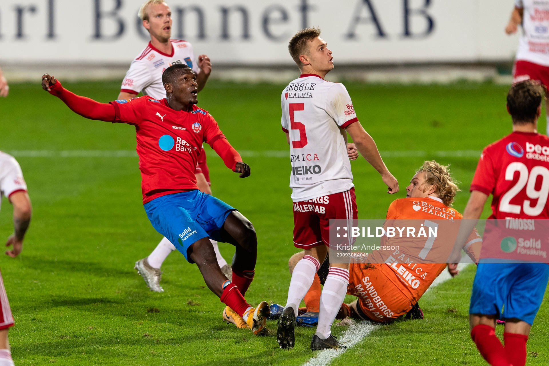 Helsingborgs Alhaji Gero skjuter över