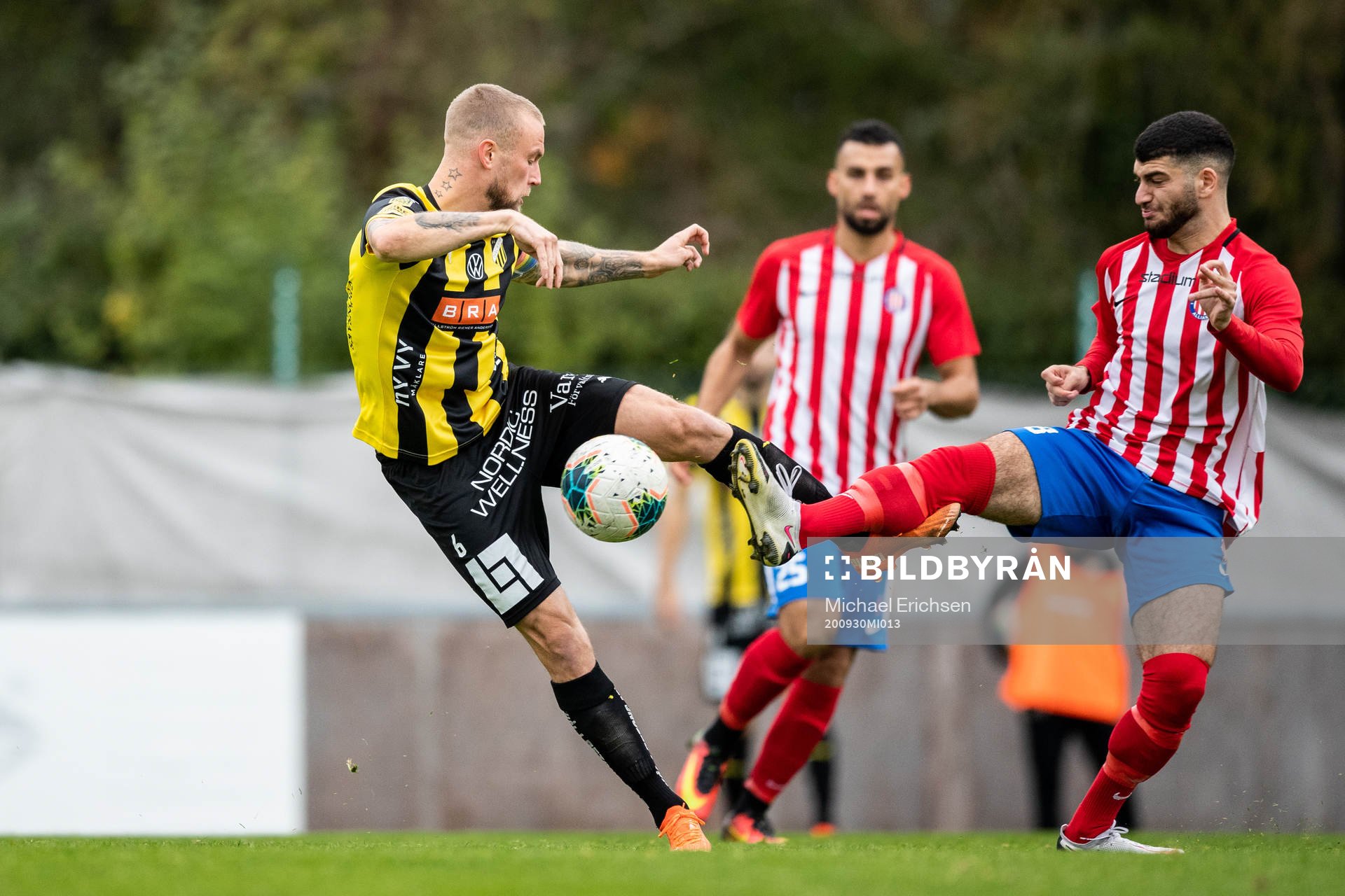 Häckens Alexander Faltsetas och Angereds Michel Hilon