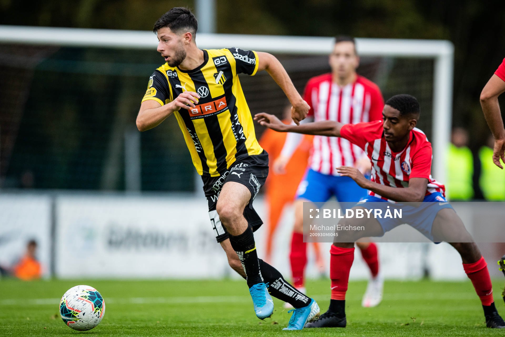Häckens Kevin Yakob och Angereds Harun Ibrahim