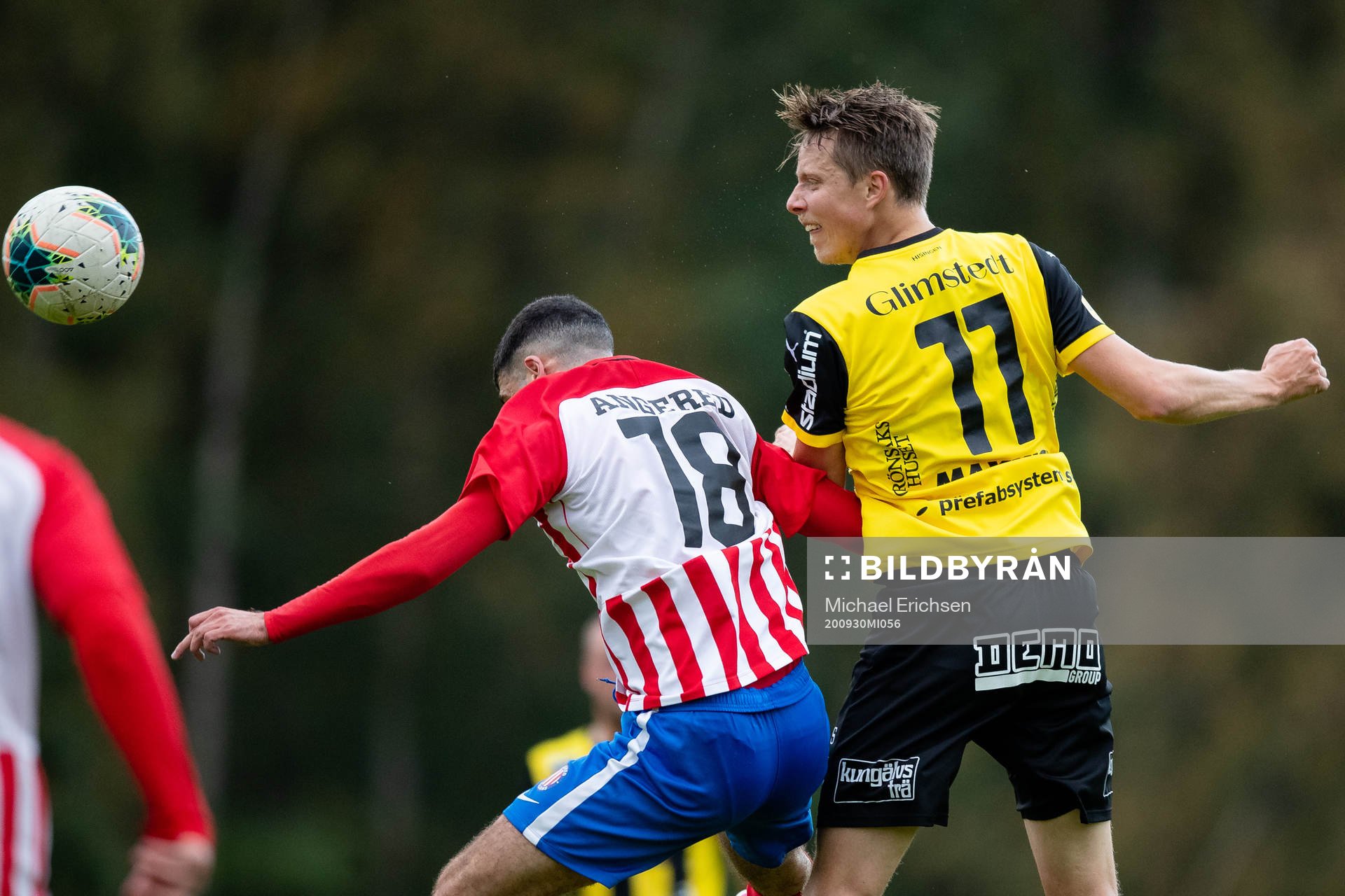 Angereds Michel Hilon och Häckens Viktor Lundberg