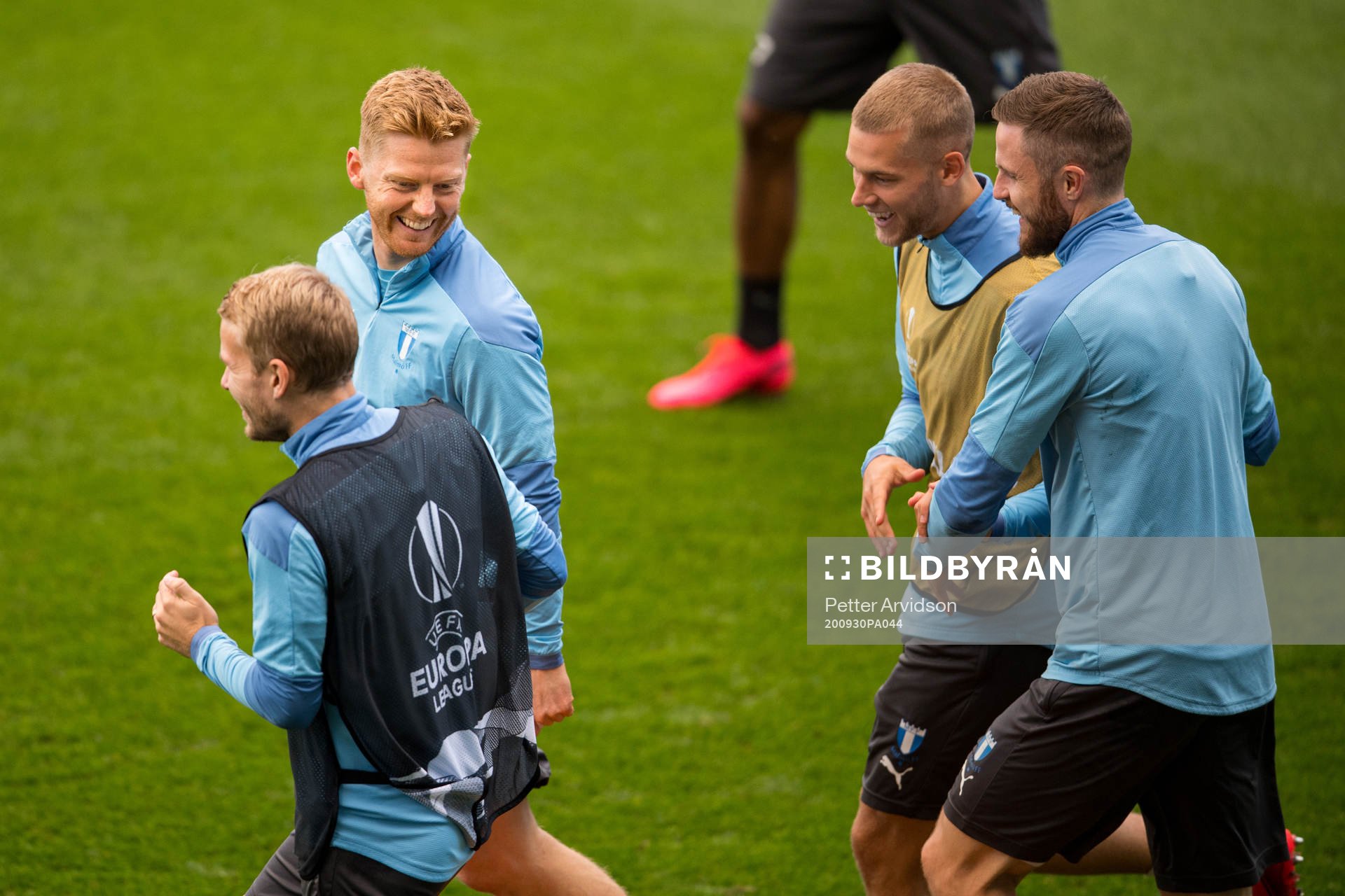 Oscar Lewicki, Anders Christiansen, Felix Beijmo and Lasse