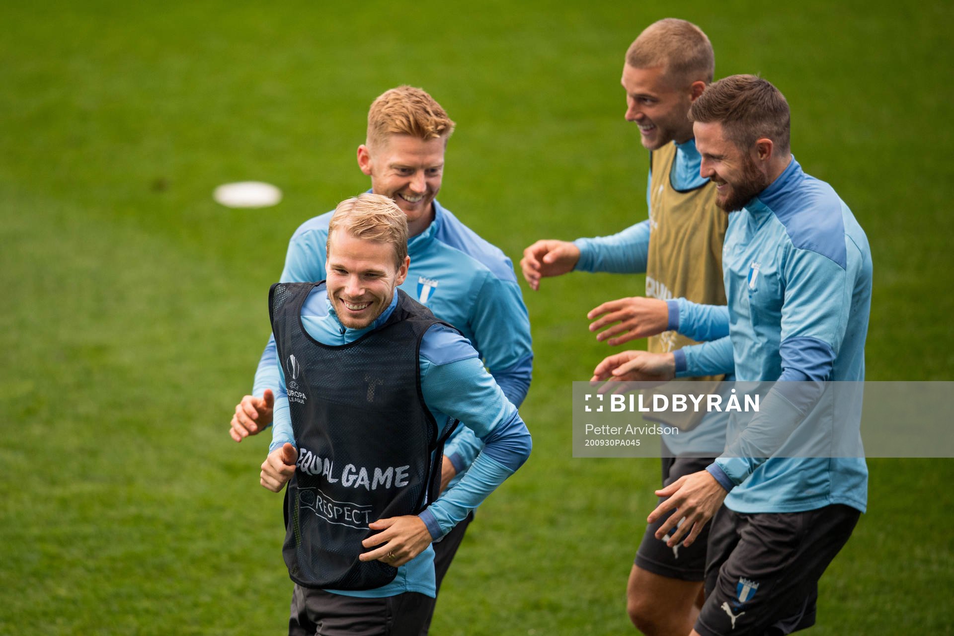 Oscar Lewicki, Anders Christiansen, Felix Beijmo and Lasse