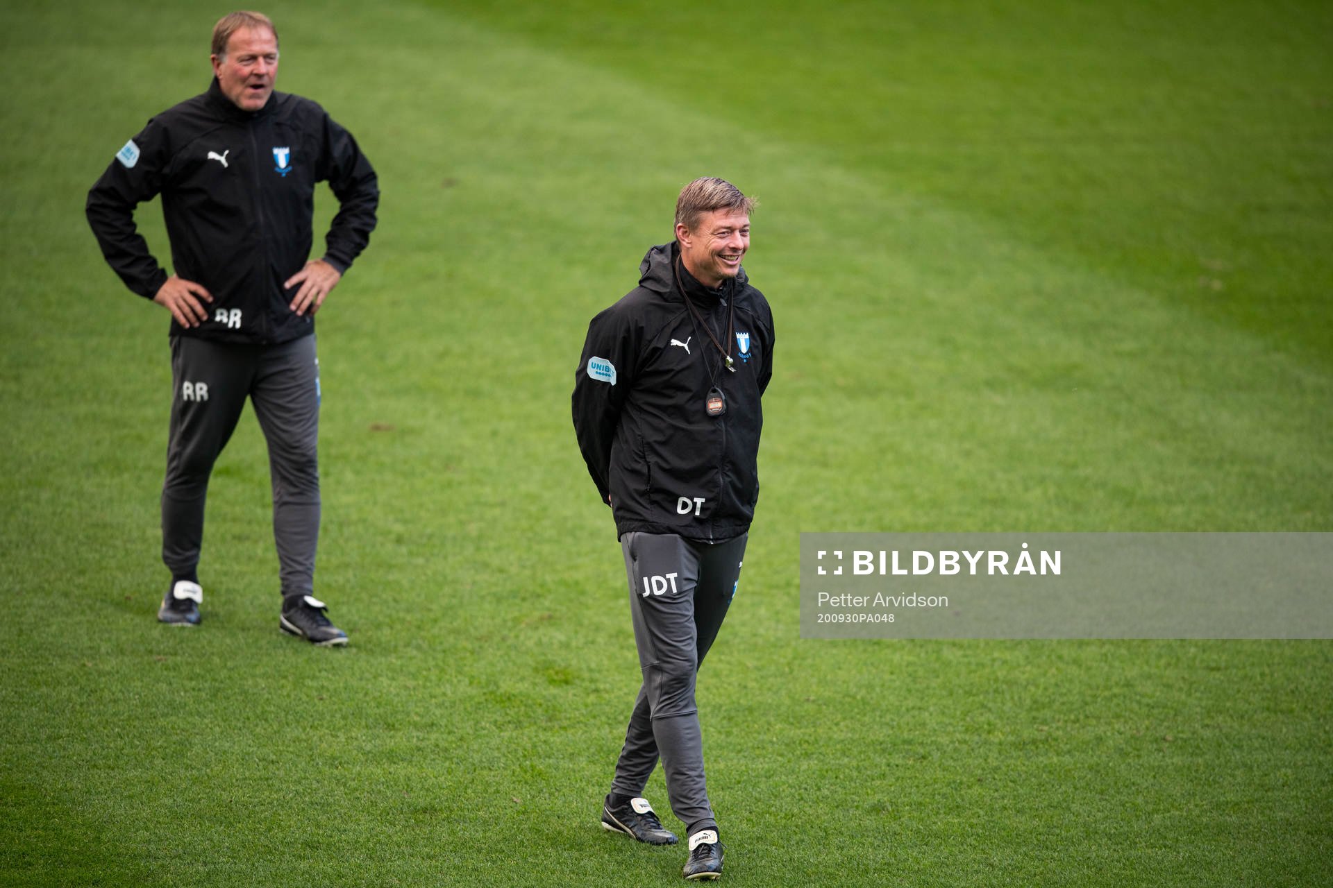 Remy Reijnierse, assistant coach and Jon Dahl Tomasson,