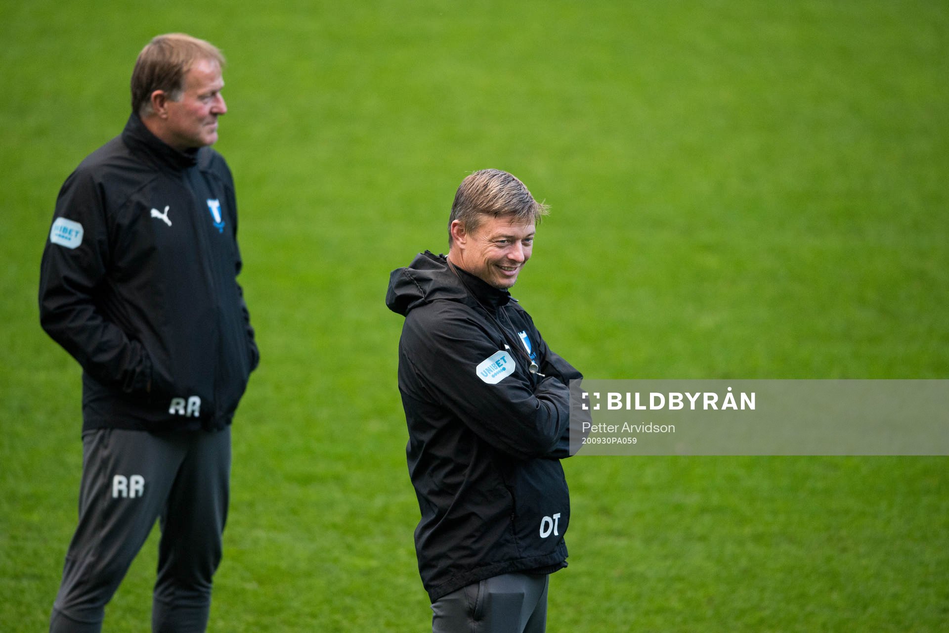 Remy Reijnierse, assistant coach and Jon Dahl Tomasson,