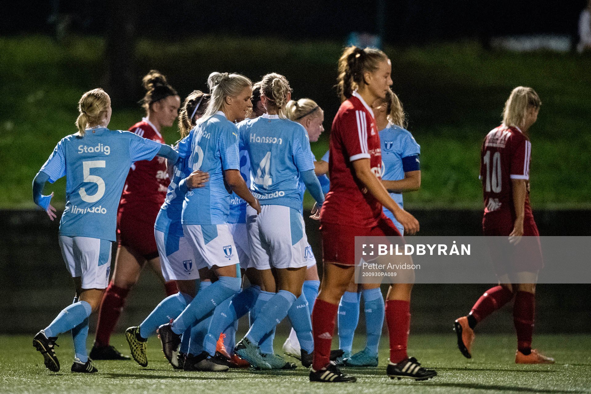 Malmö FFs spelare jublar