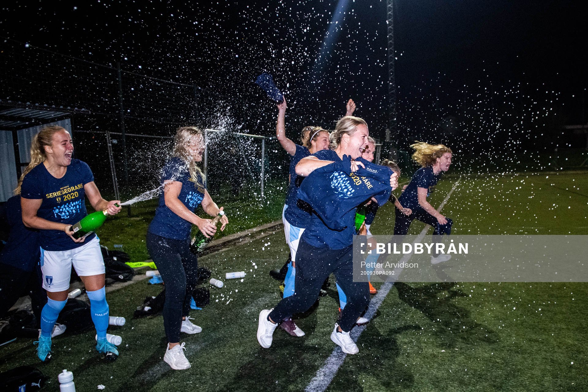 Malmö FFs spelare jublar