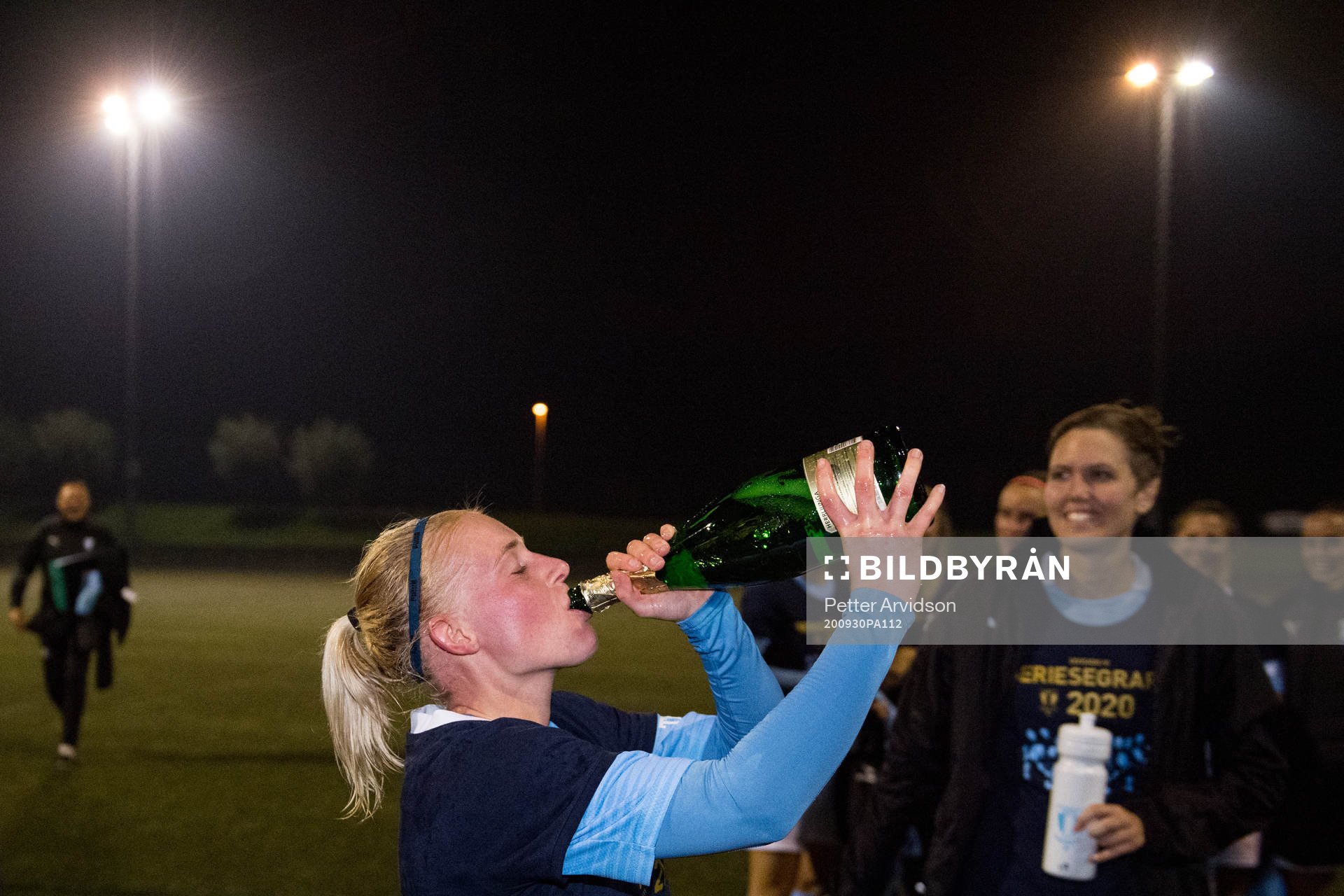 Malmö FFs Melina Skarström jublar