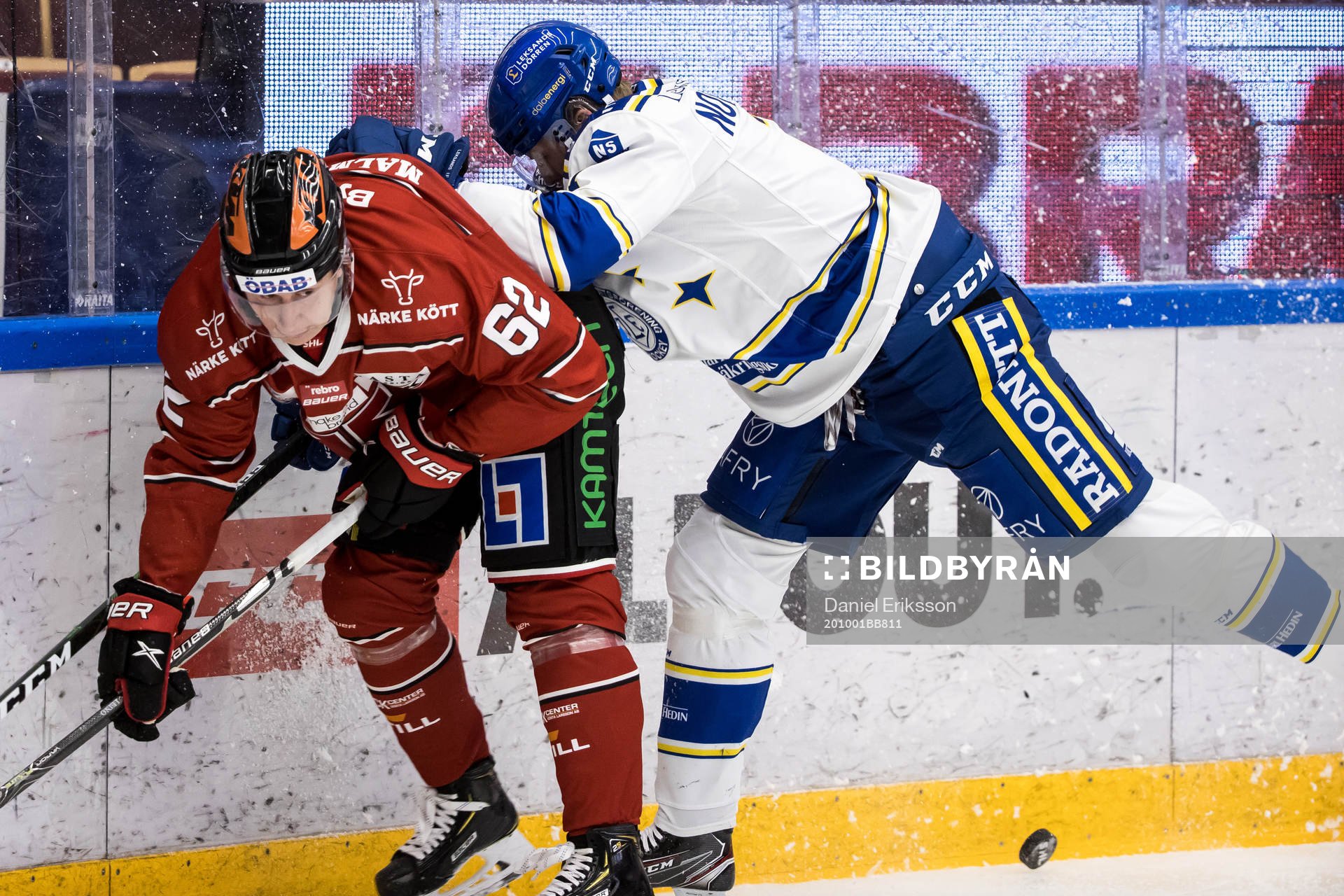 Örebros Robert Leino och Leksands Lucas Nordsäter