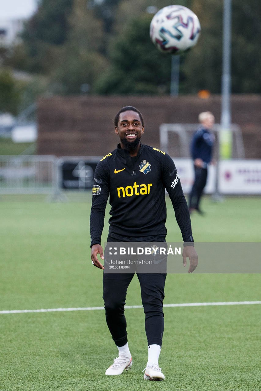 s Heradi Rashidi  fotbollsmatchen i Svenska Cupen mellan
