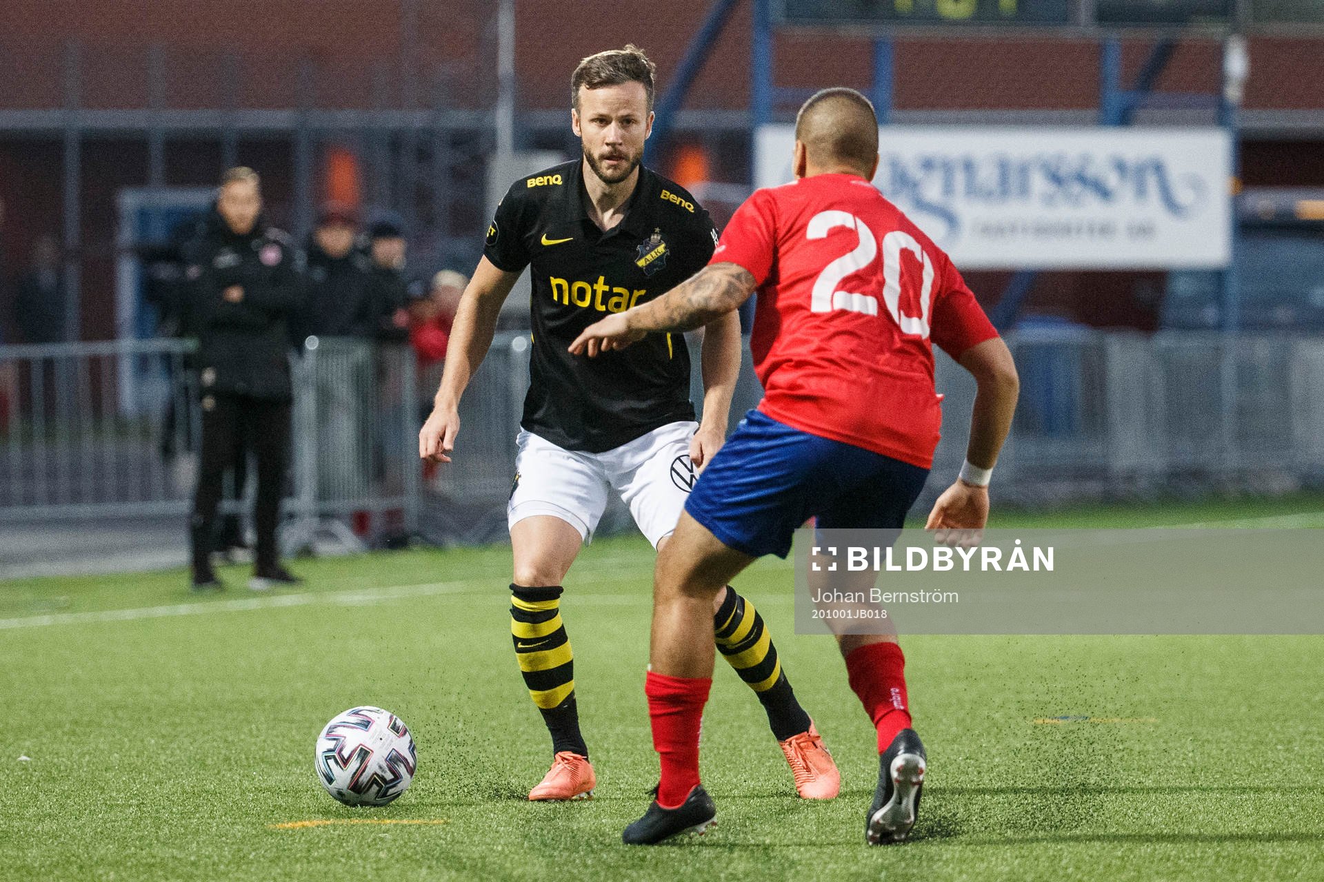s Robert Lundström och Karlslunds Sermed Habib