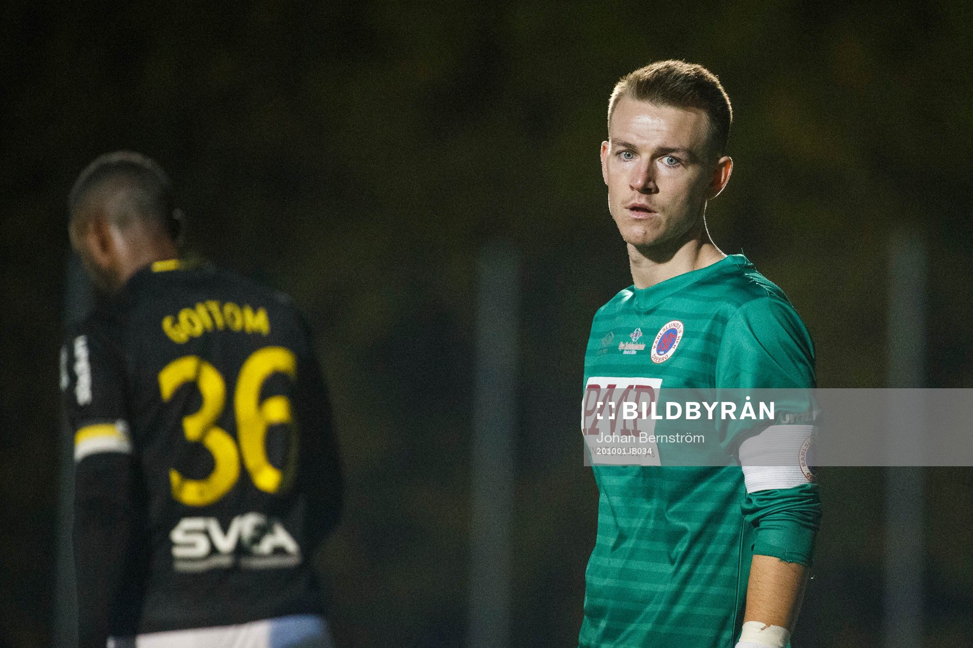 Karlslunds målvakt Jakob Kindberg