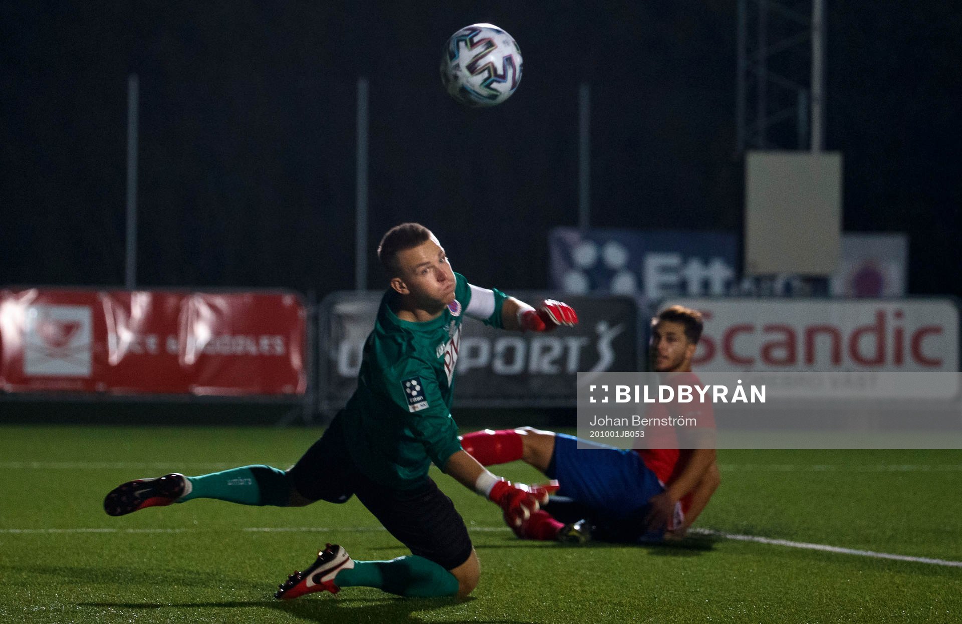 Karlslunds målvakt Jakob Kindberg