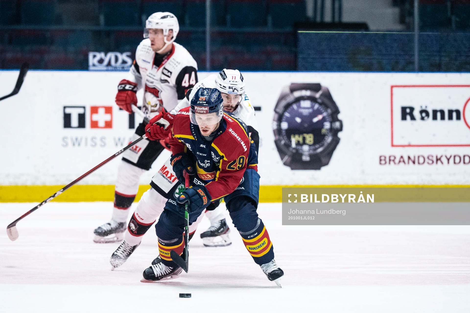 Malmö Redhawks Markus Lauridsen och Djurgårdens Sebastian