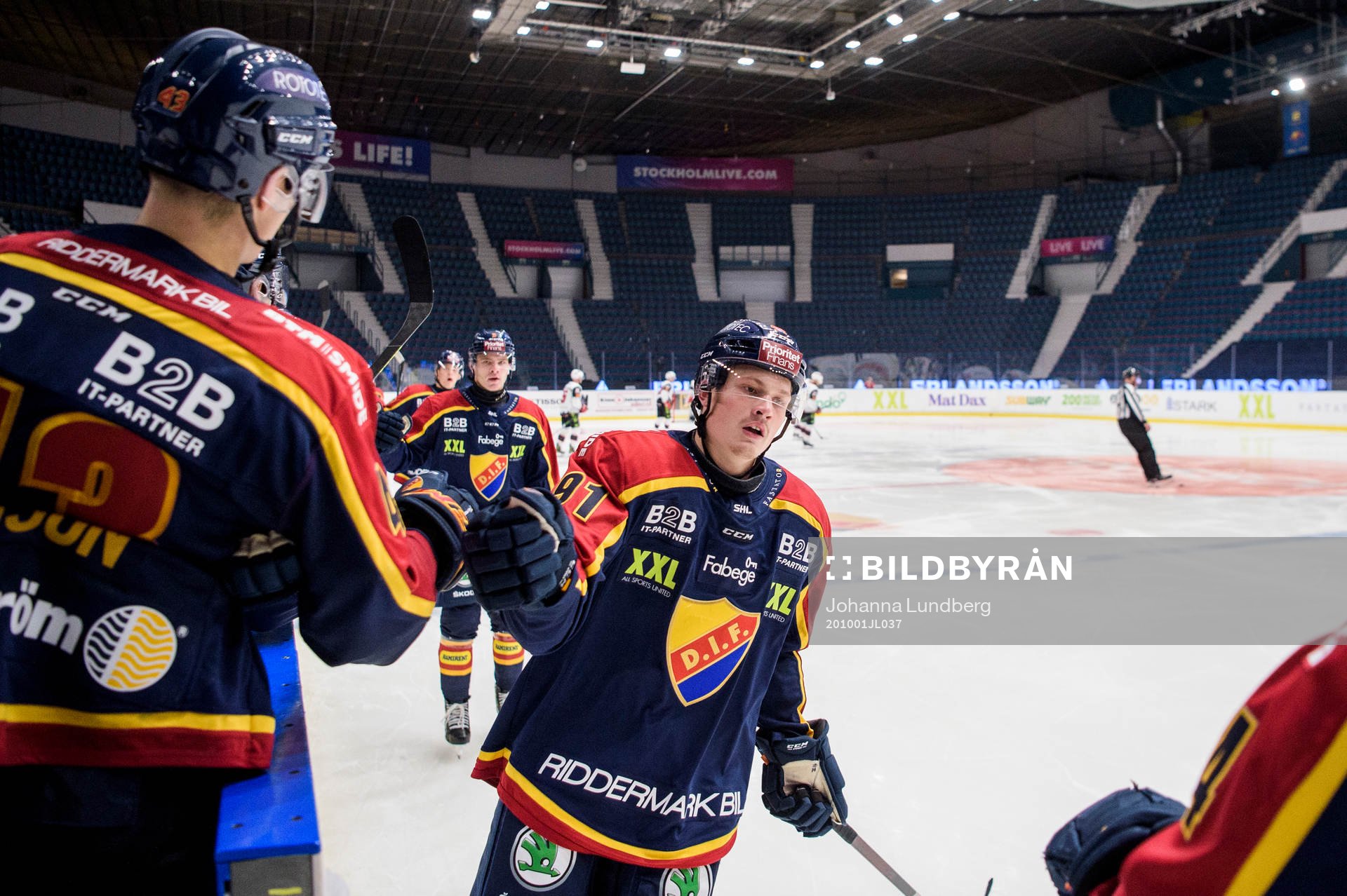 Djurgårdens Linus Andersson jublar