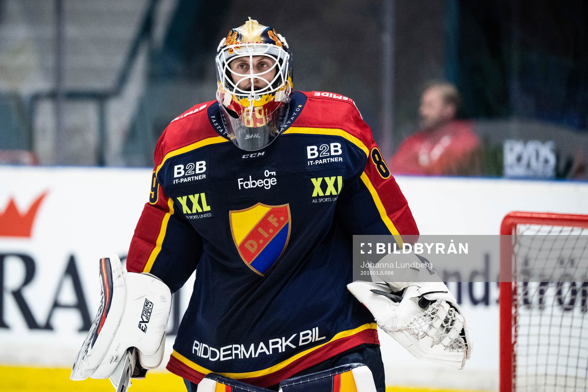 Djurgårdens målvakt Niklas Svedberg