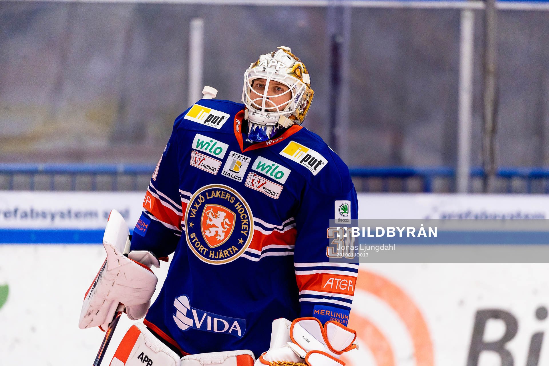 Växjös målvakt Viktor Fasth