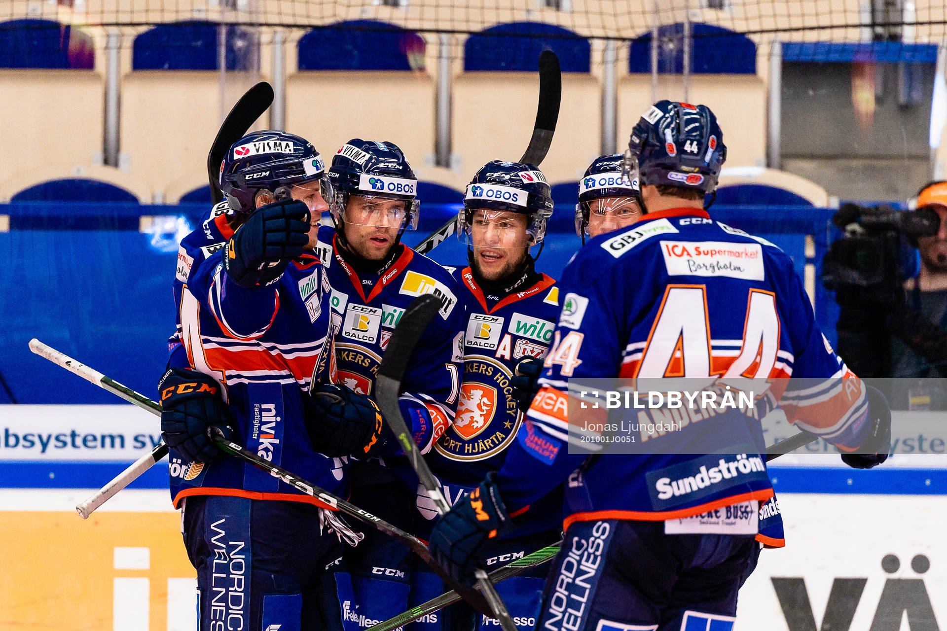 Växjös Joel Persson, Emil Pettersson och Robert Rosén