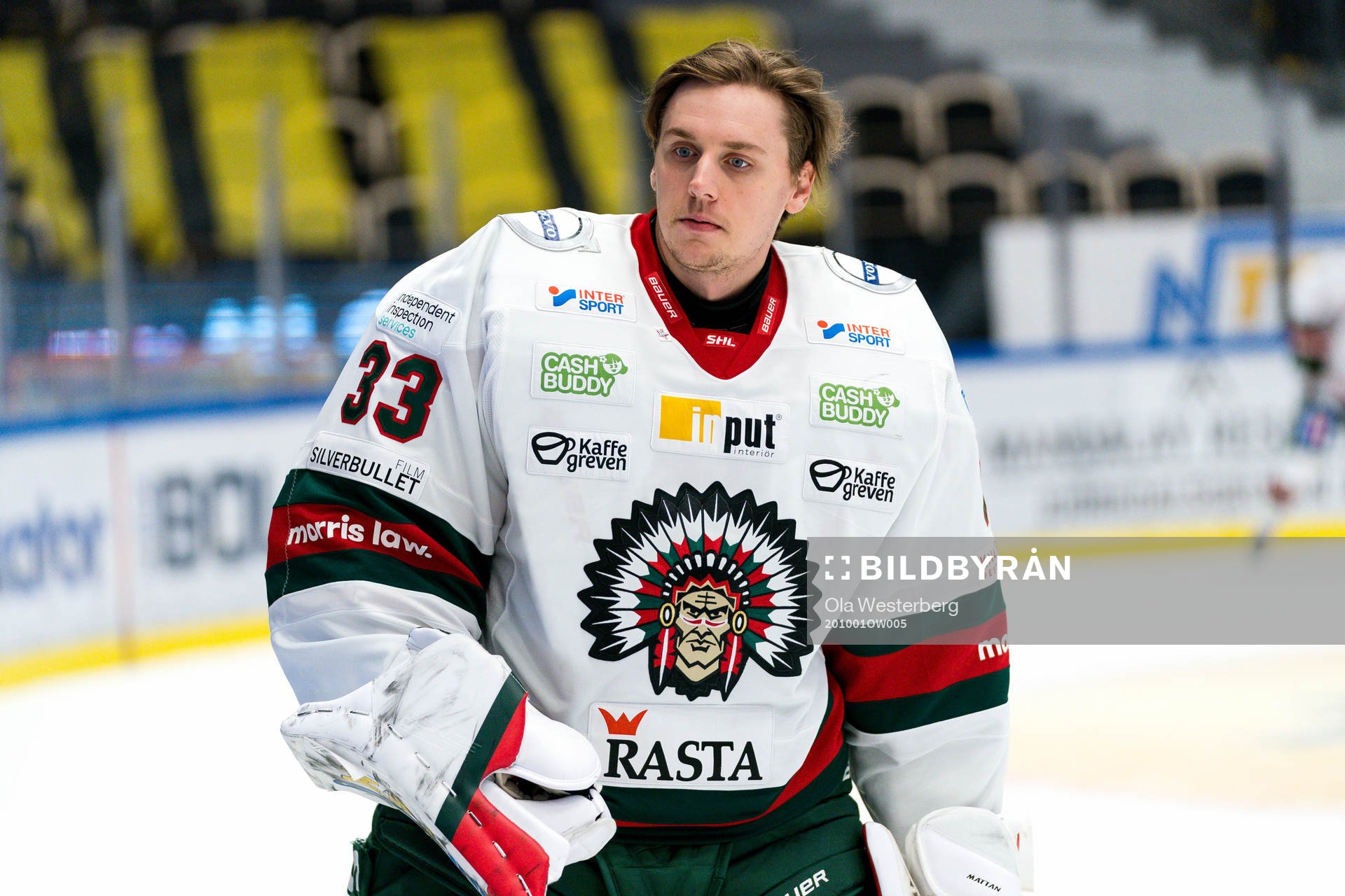 Frölundas målvakt Johan Mattsson