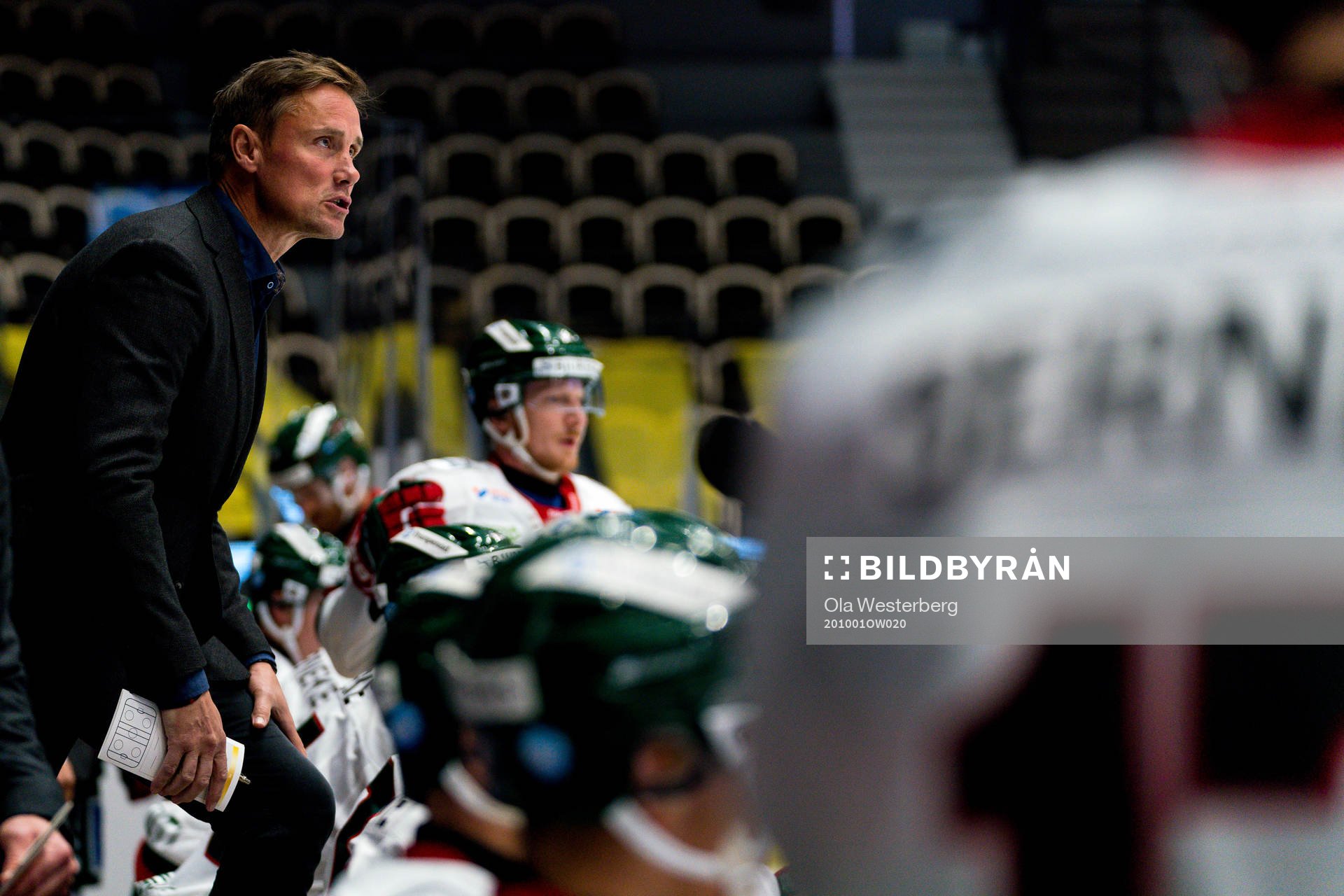 Frölundas tränare Roger Rönnberg