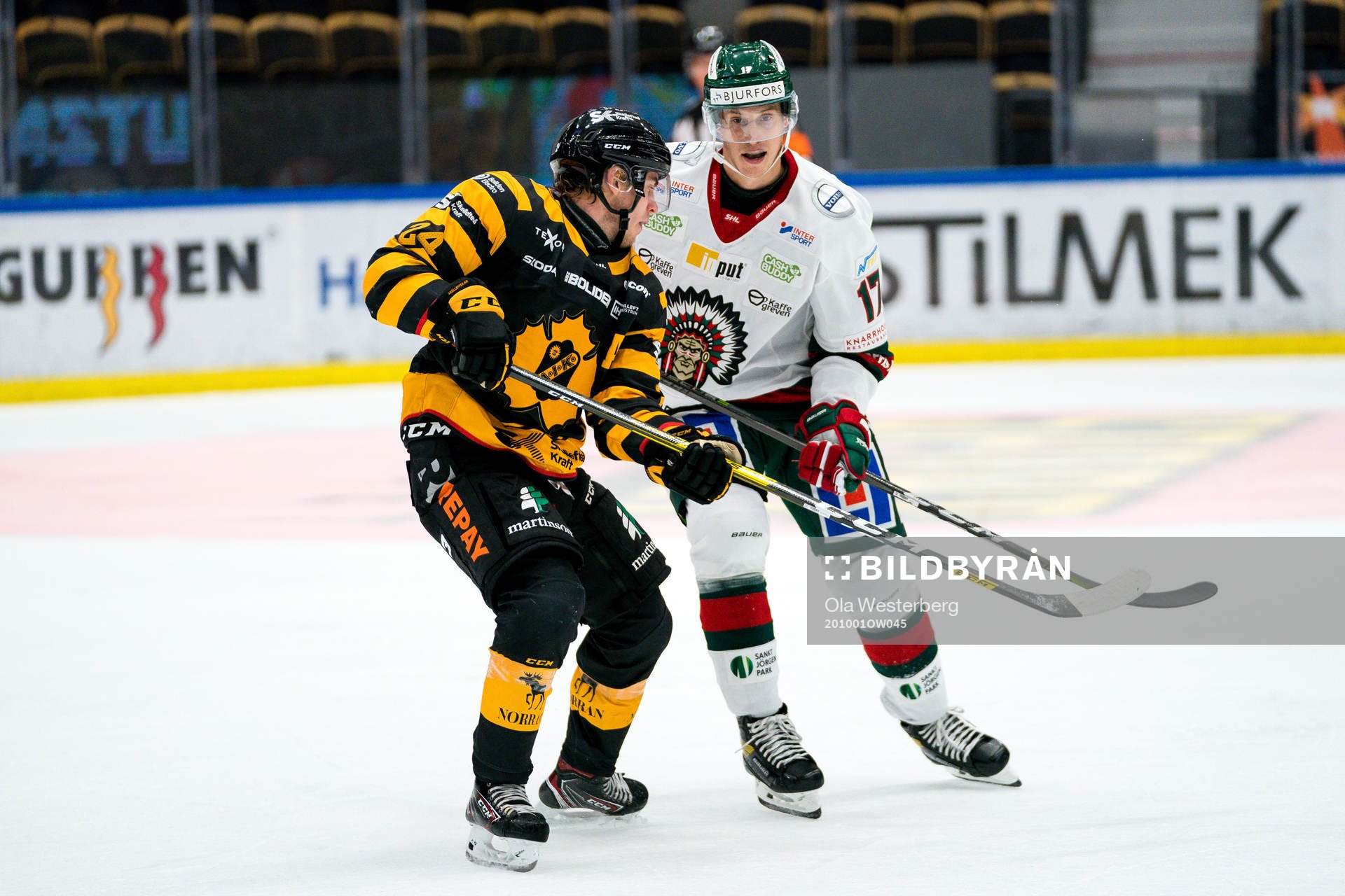 Skellefteås Andreas Wingerli och Frölundas Robin Alvarez