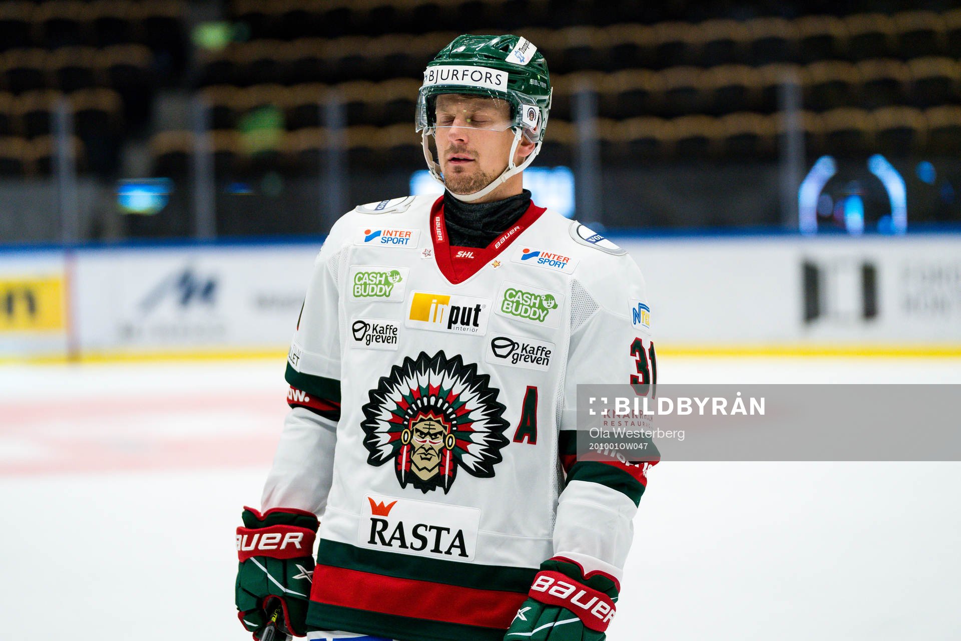 Frölundas Nicklas Lasu deppar