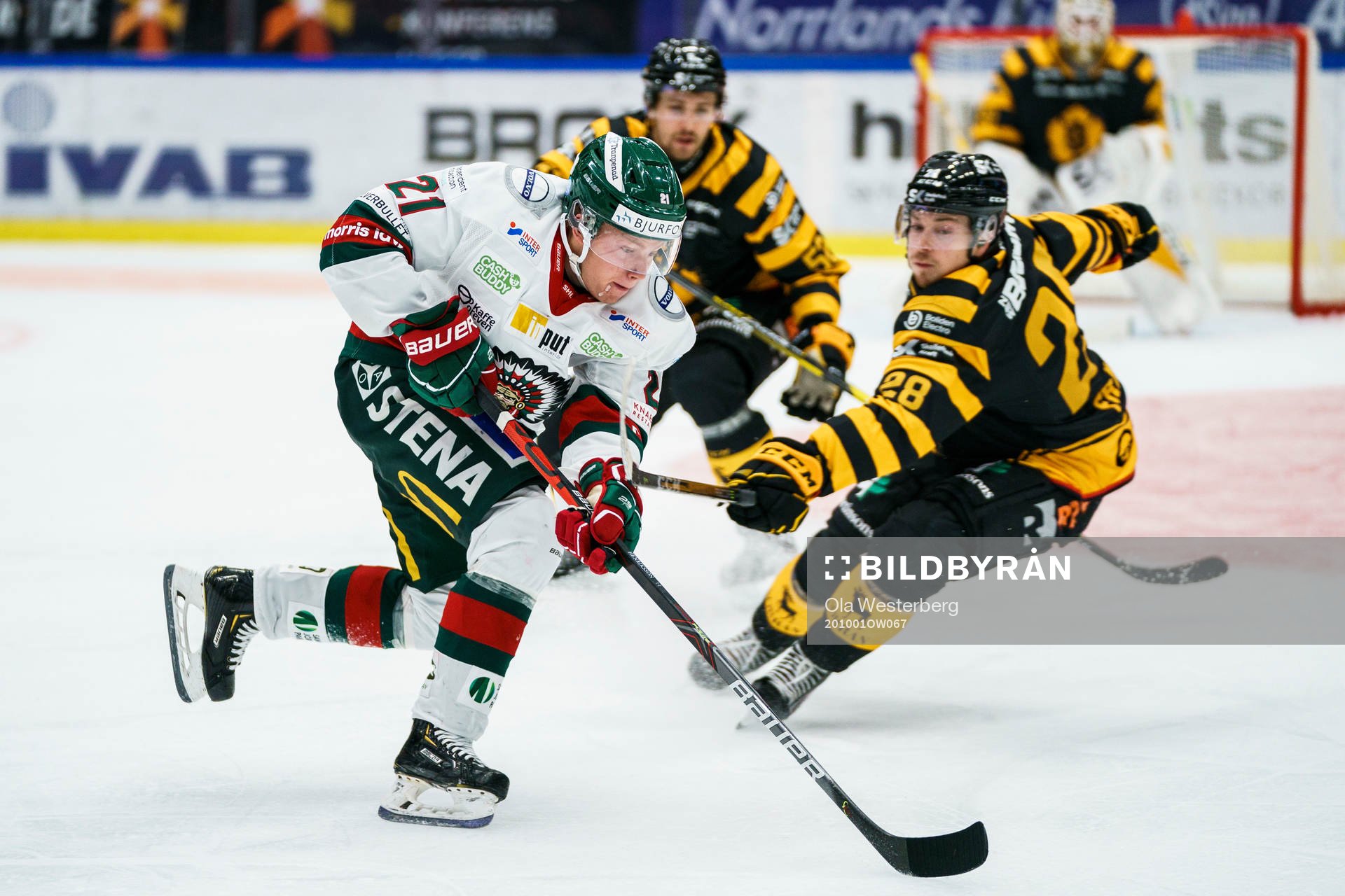 Frölundas Karl Henriksson och Skellefteås Jesper Frödén