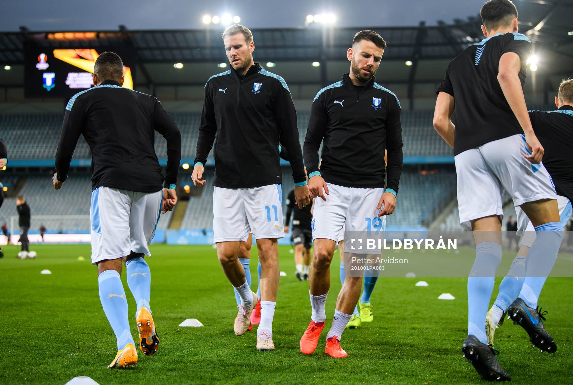 Ola Toivonen and Erdal Rakip of Malmö FF